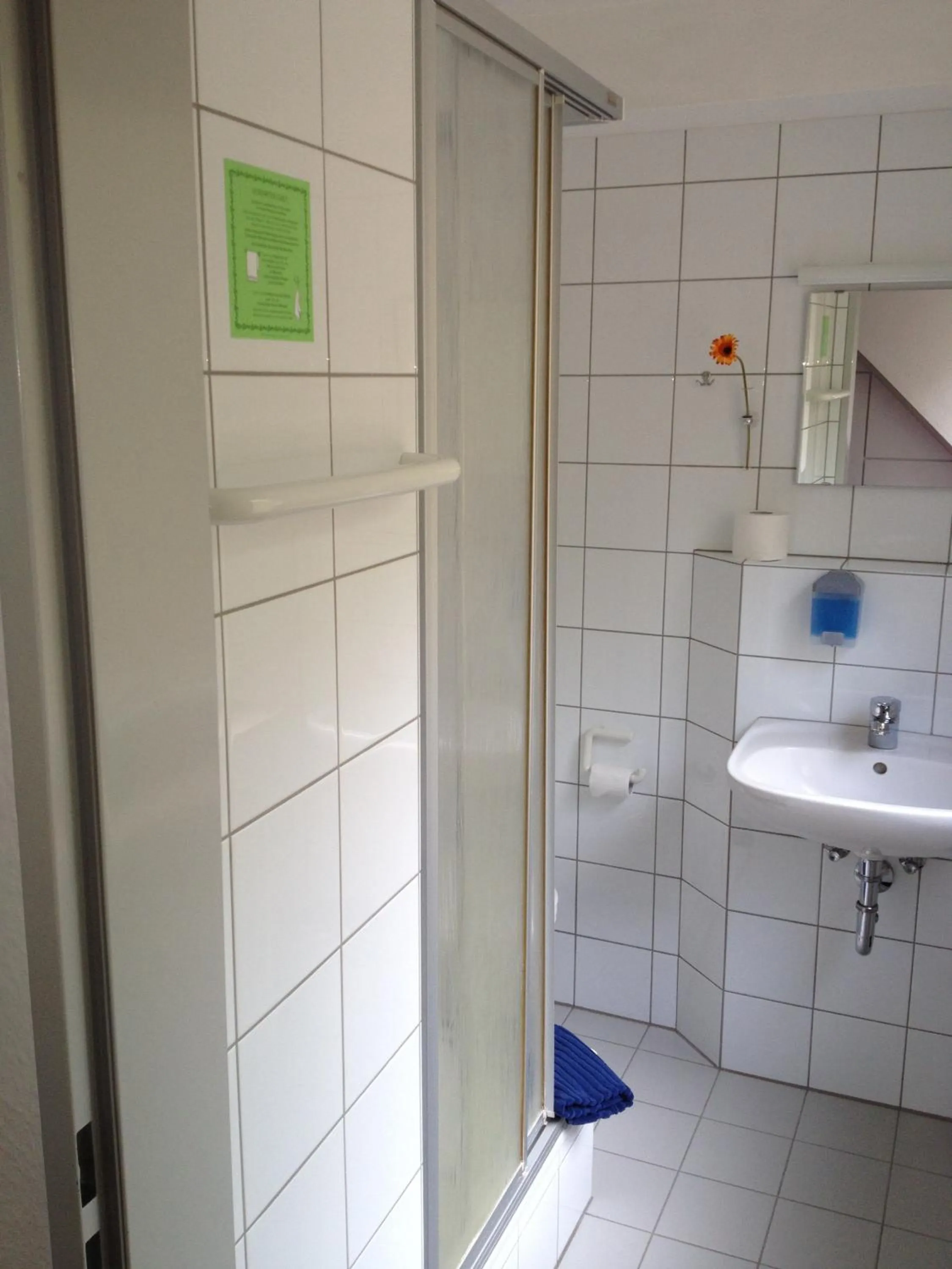 Shower in Hotel Emmerich