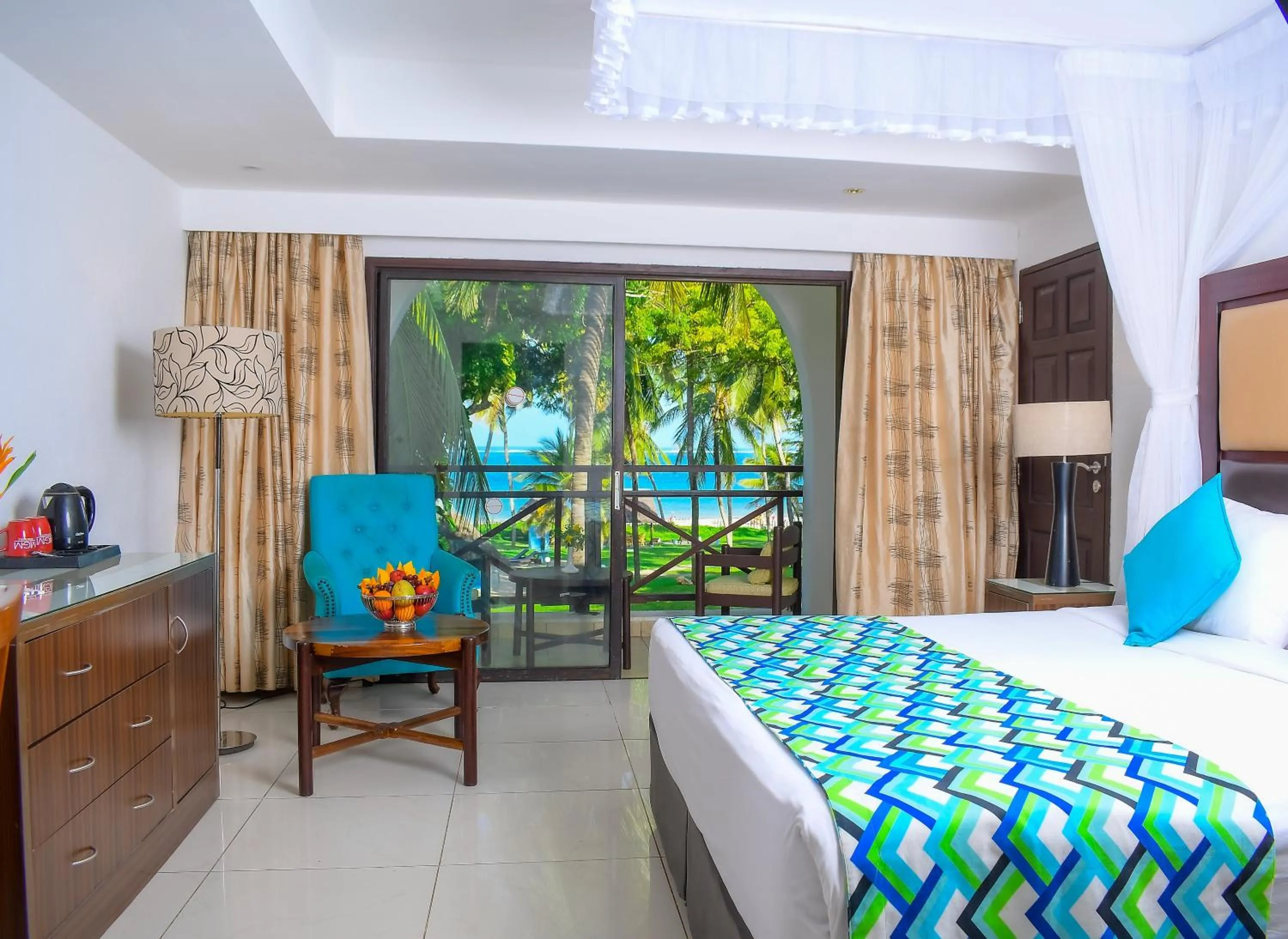 Bed in Cocoa Luxury Resort, Nyali, Mombasa