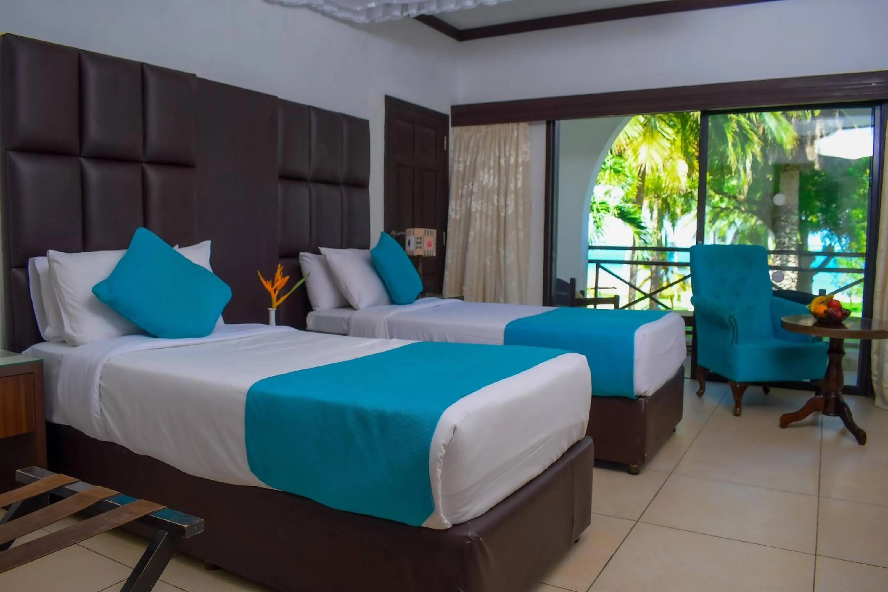 View (from property/room), Bed in Cocoa Luxury Resort, Nyali, Mombasa