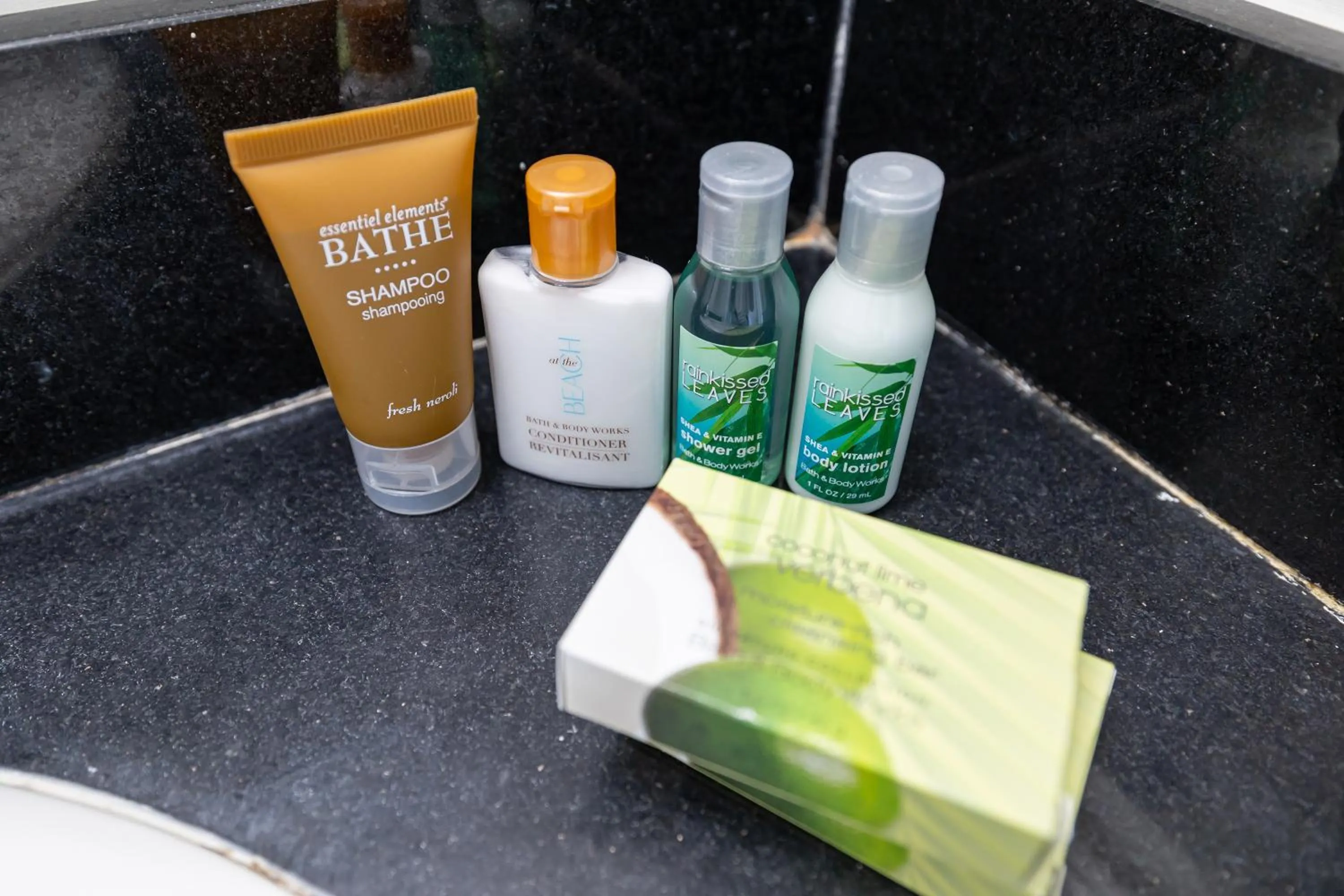 Bathroom in Cozy Waikiki Studio at Aqua Aloha Surf