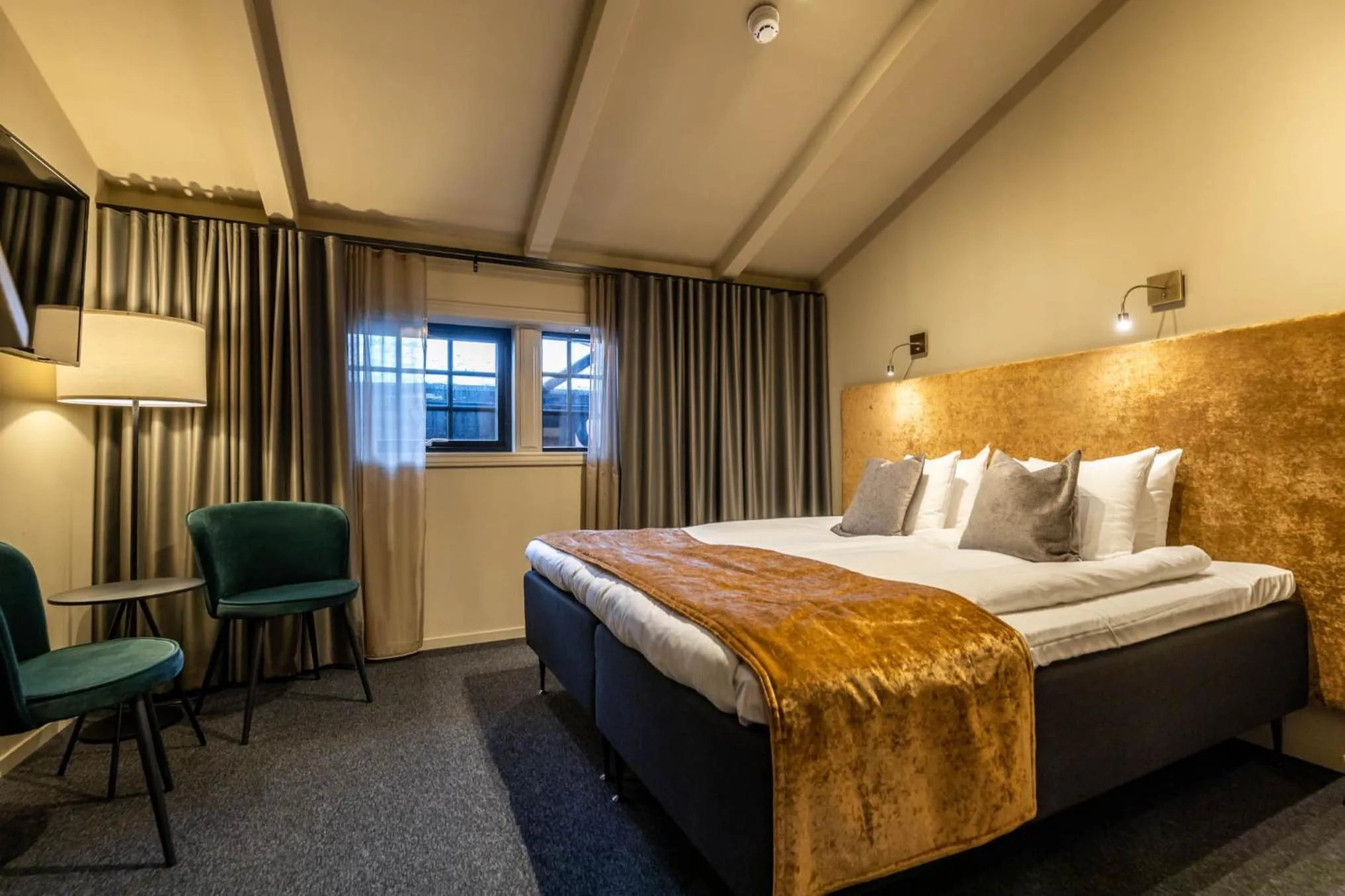 Bed in Hotell Viktors