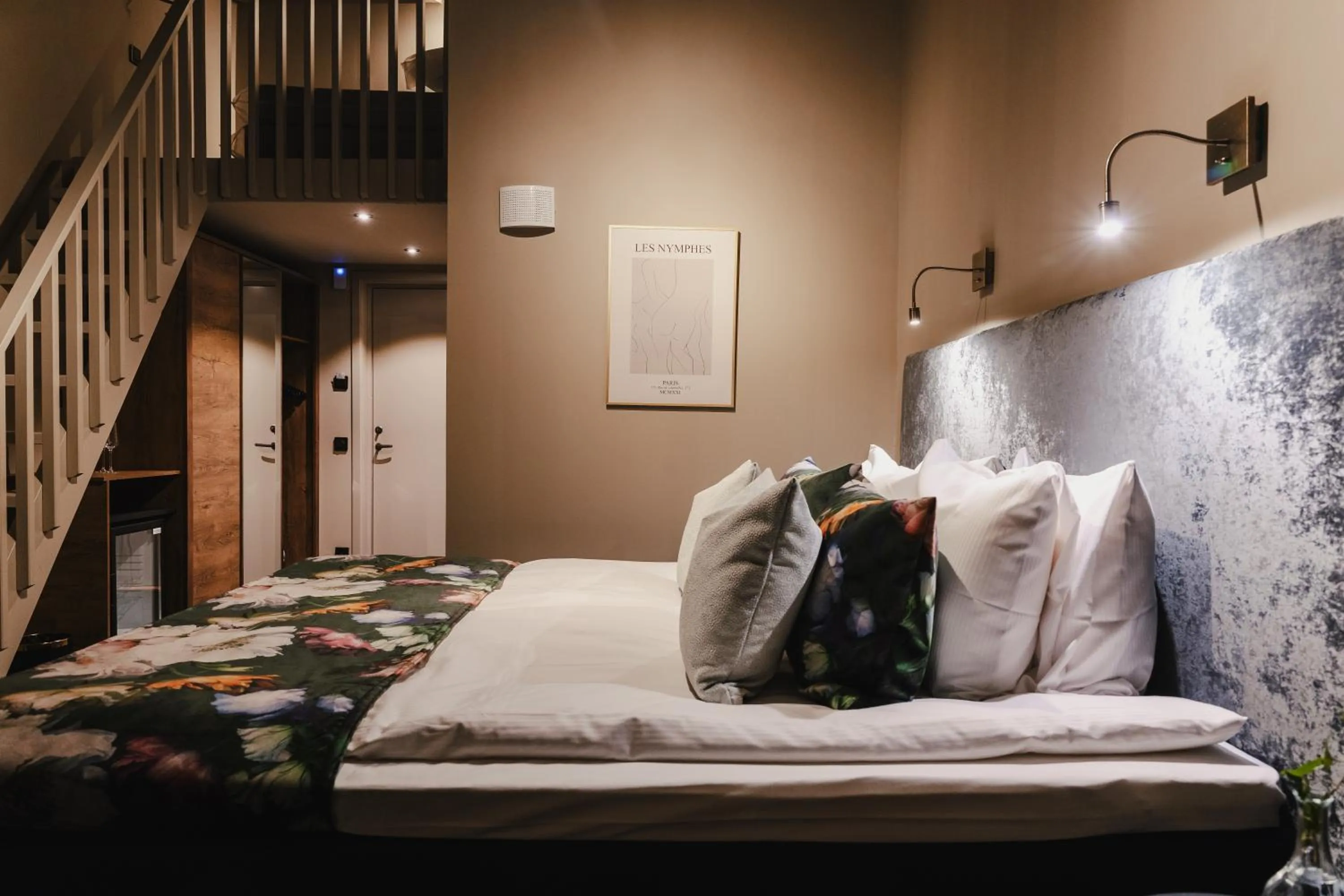 Bed in Hotell Viktors