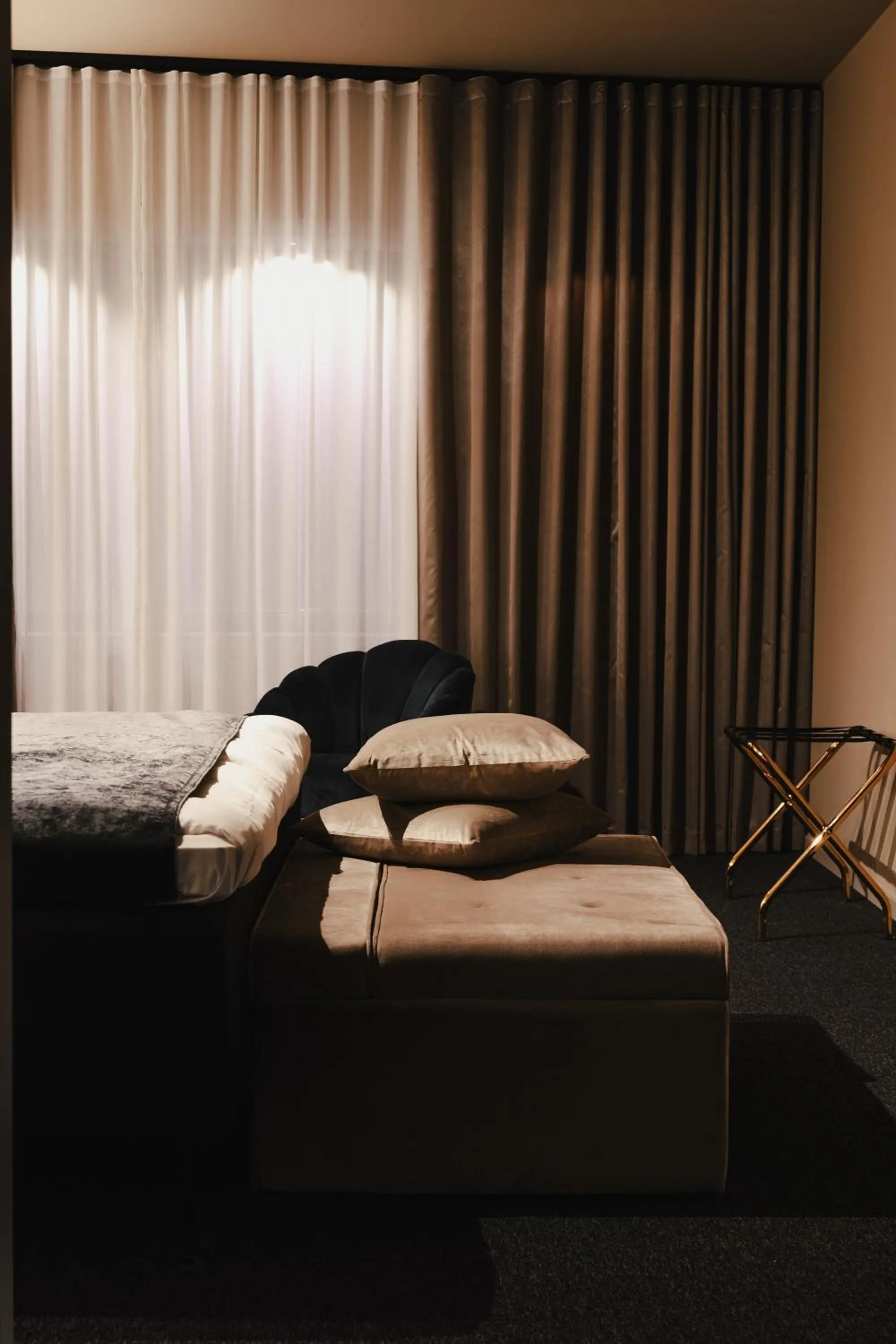 Bed in Hotell Viktors