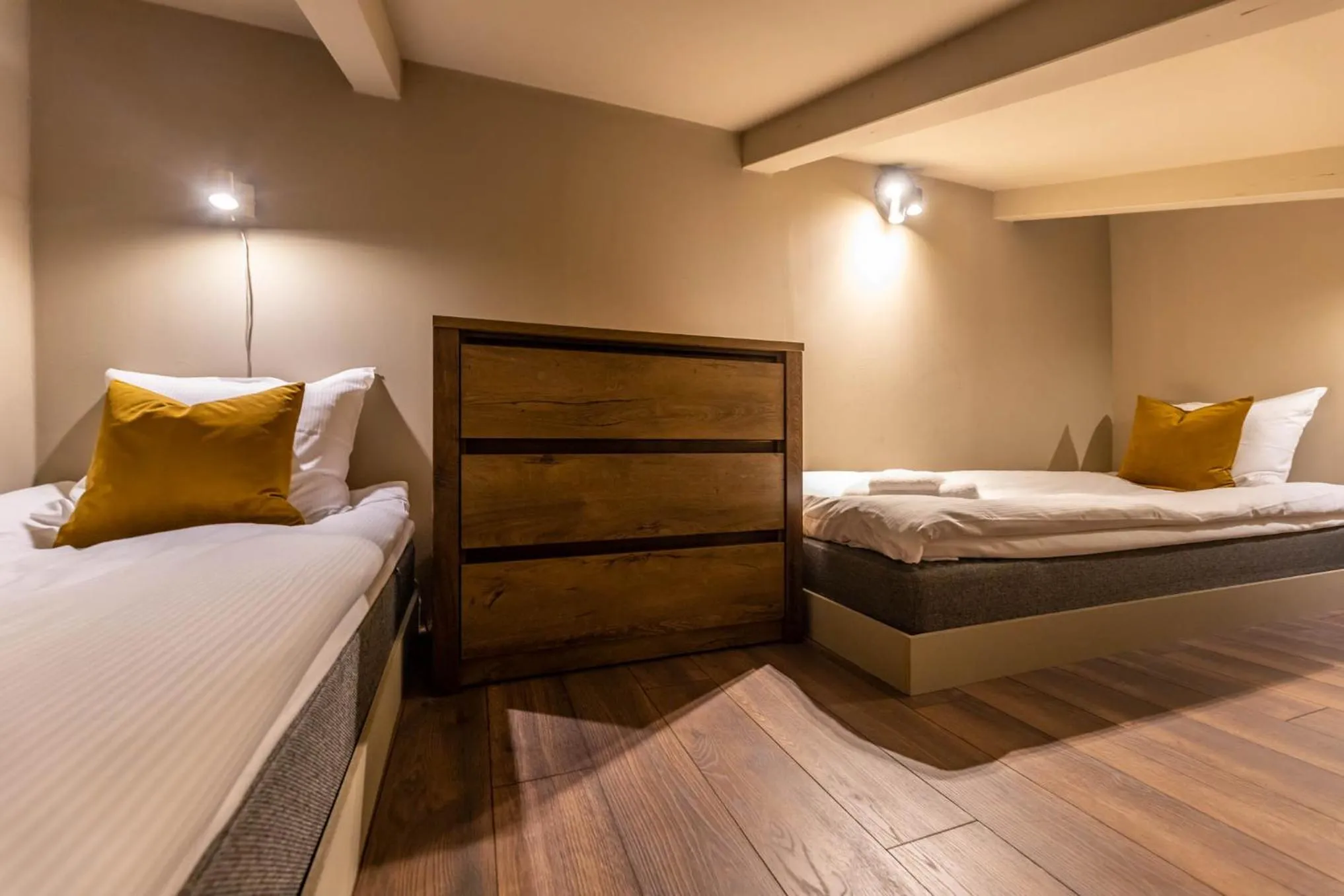 Bed in Hotell Viktors