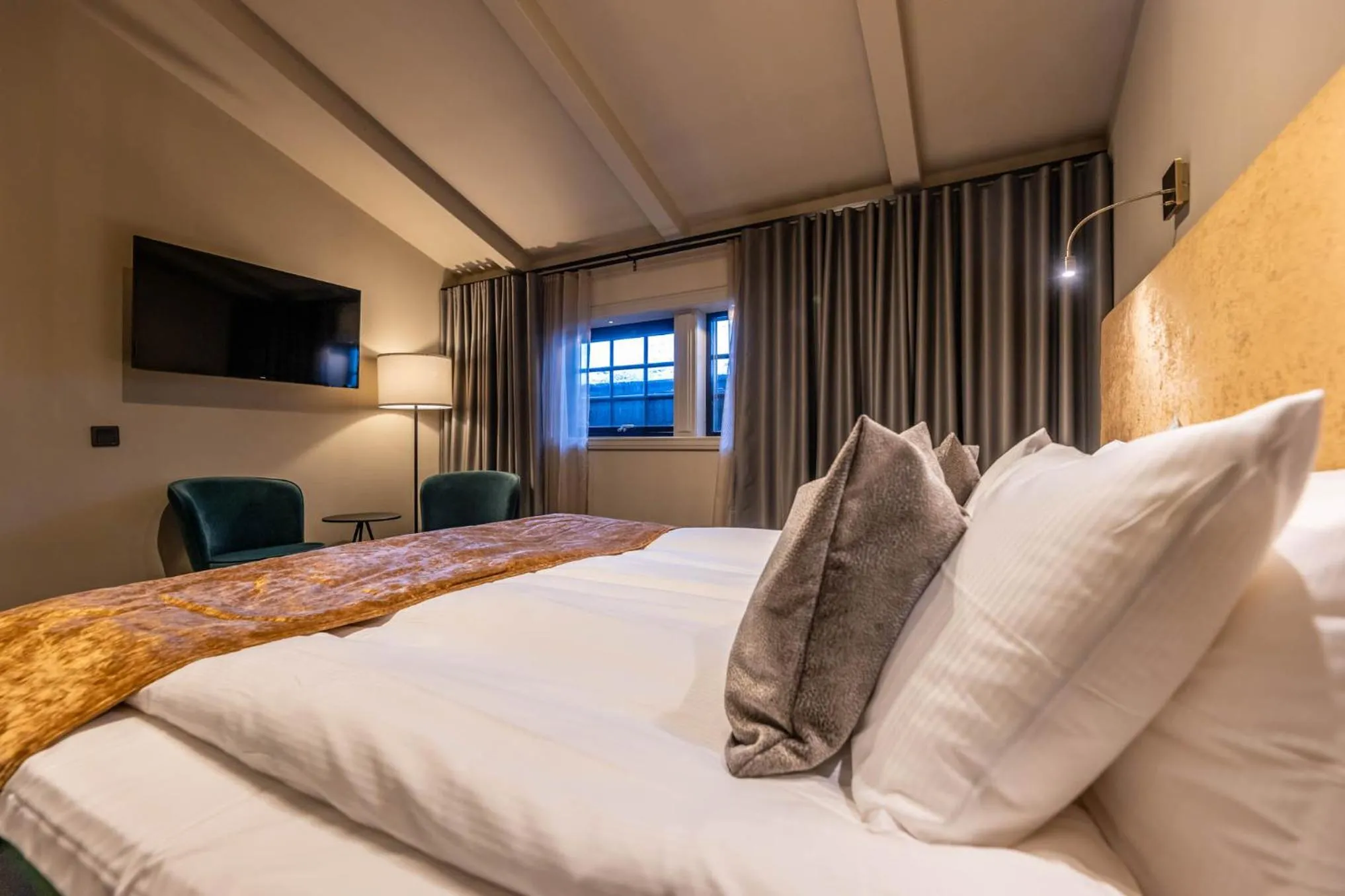 Bed in Hotell Viktors