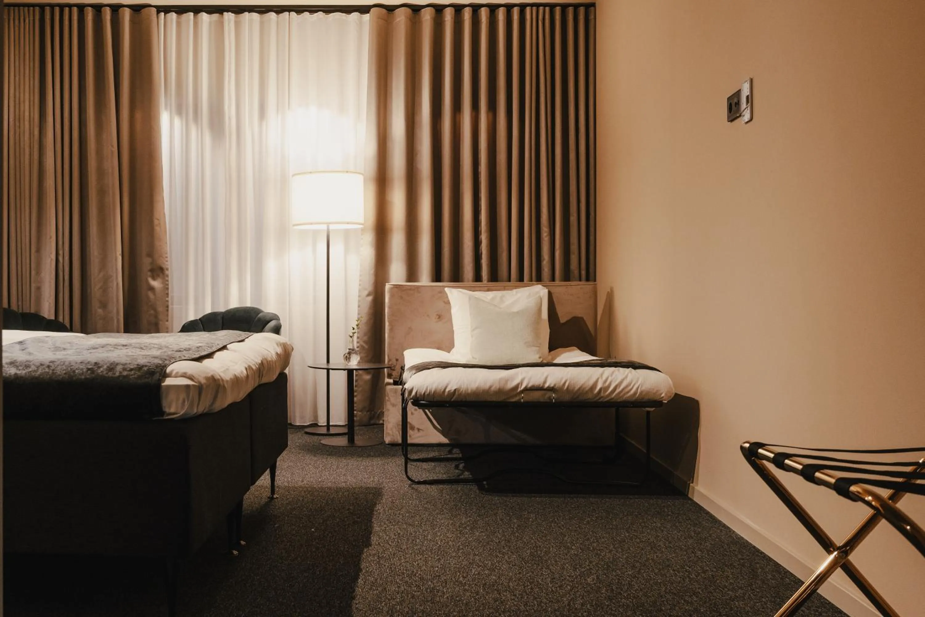 Bed in Hotell Viktors