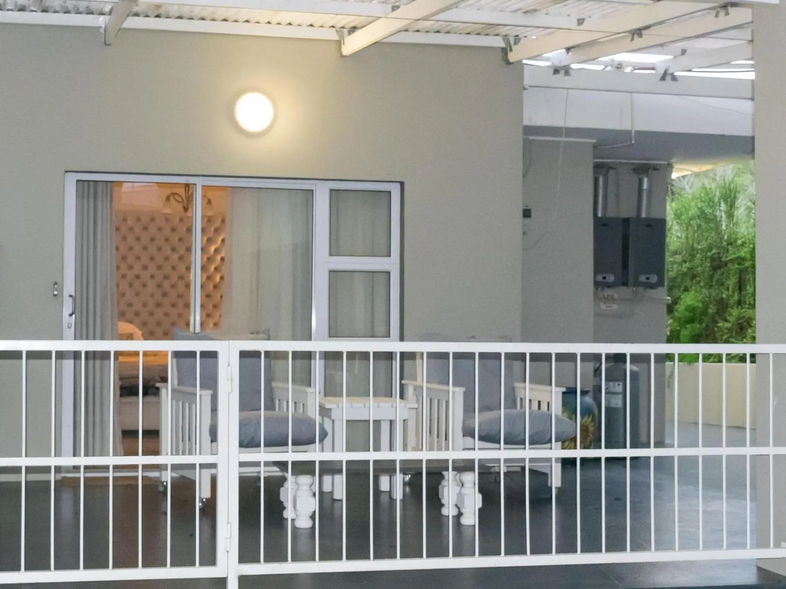 Patio in Chicane Bed and Breakfast