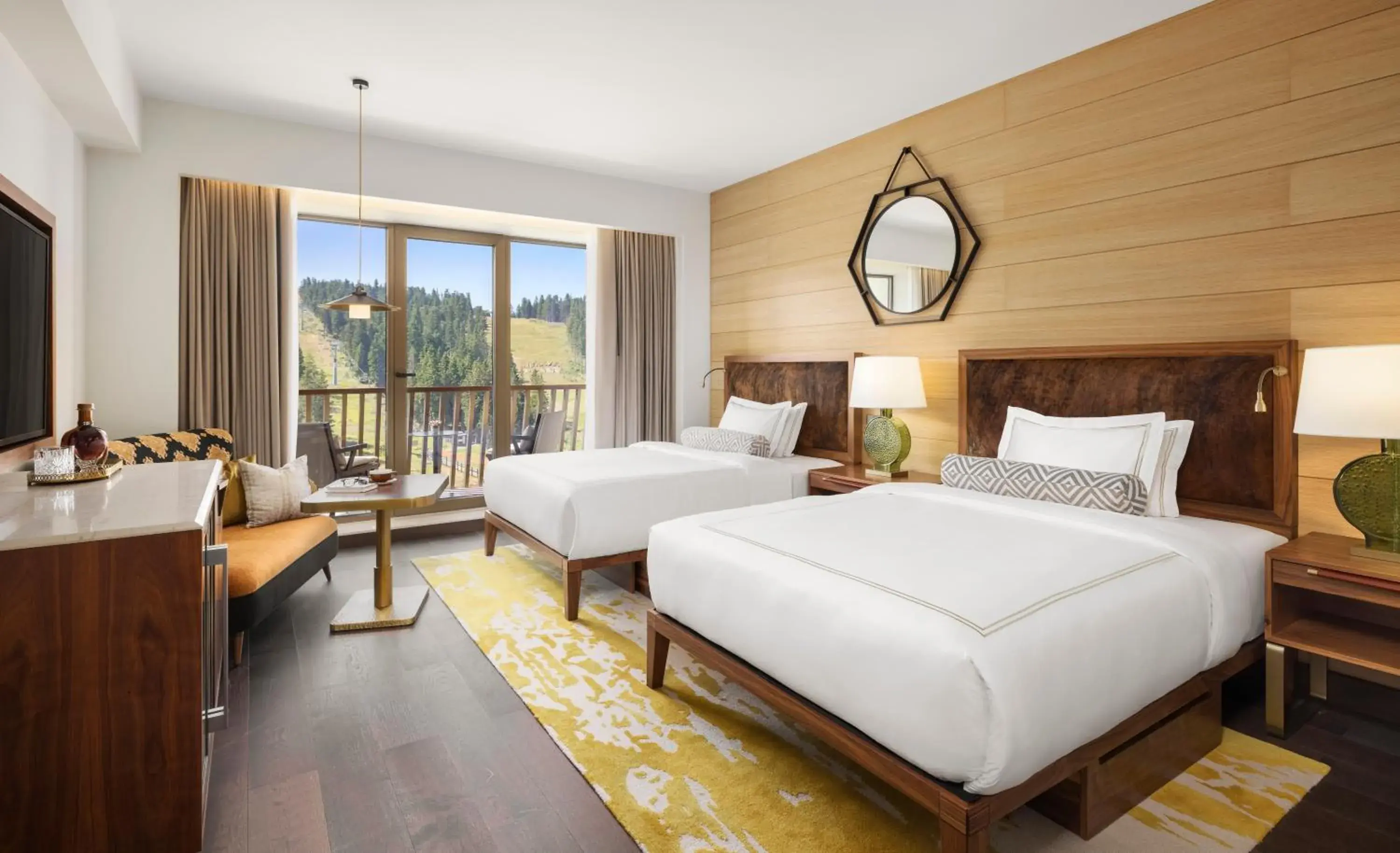 Double Queen Room with Balcony and Slope View in Viceroy Kopaonik Resort & Spa Double Queen Room with Balcony and Slope View in Viceroy Kopaonik Resort & Spa