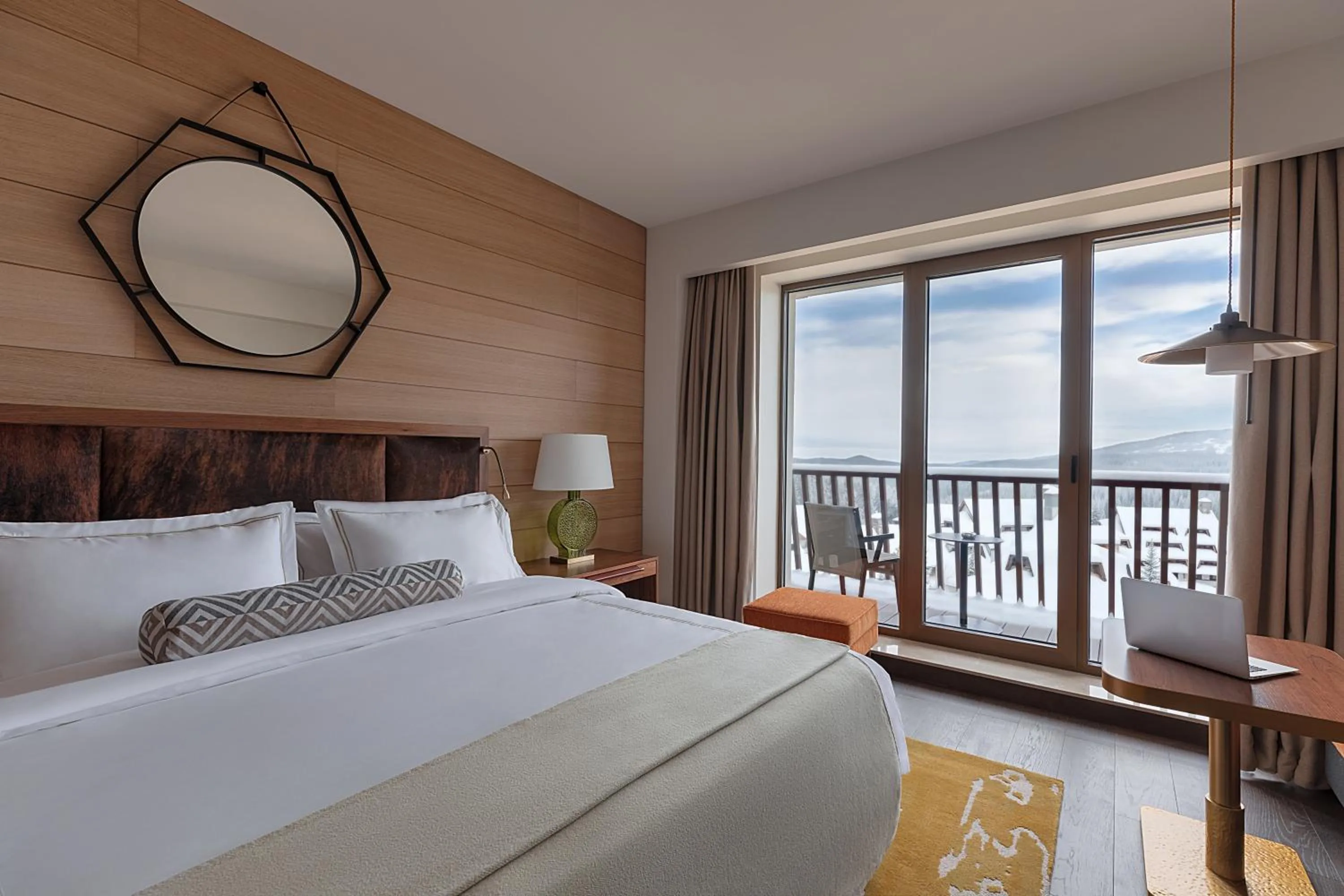 Bed in Viceroy Kopaonik Resort & Spa