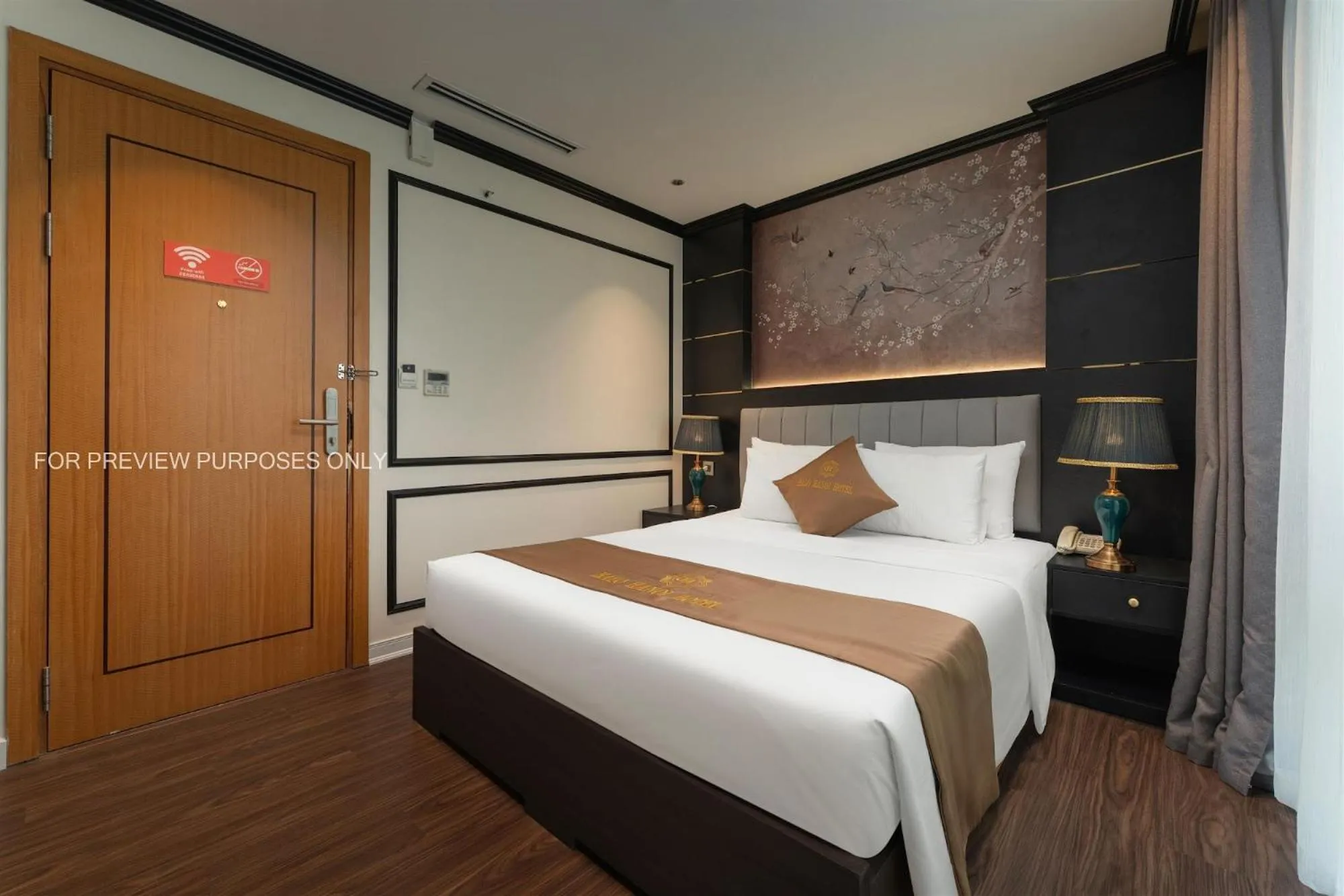 Bed in HALO HANOI HOTEL