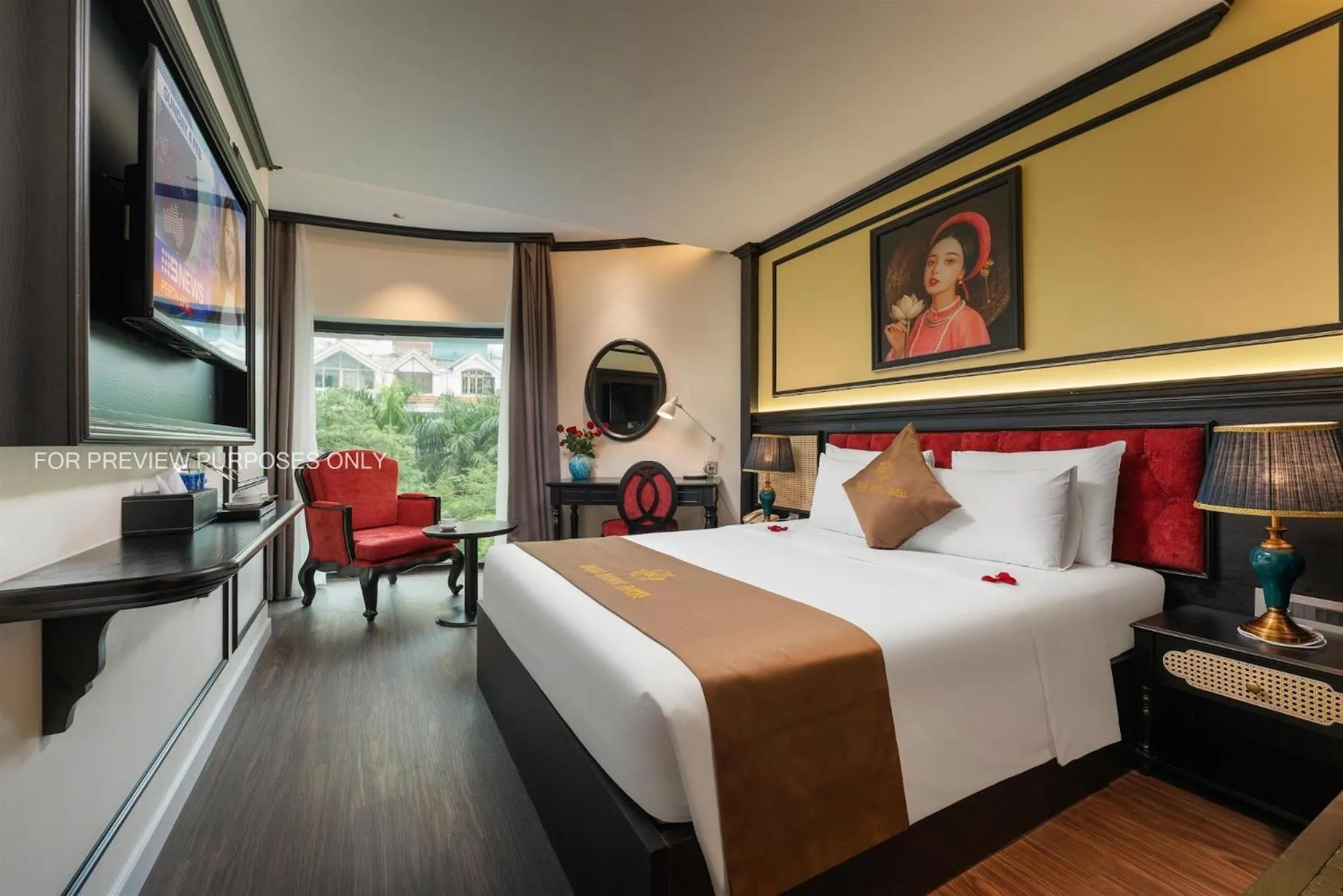 Bed in HALO HANOI HOTEL