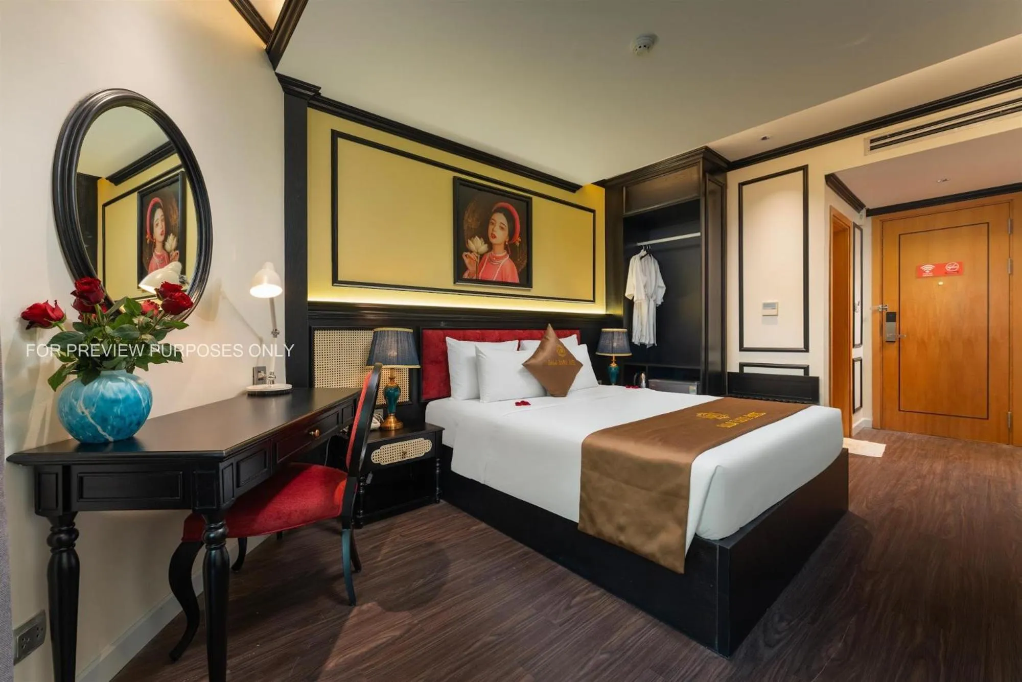 Bed in HALO HANOI HOTEL