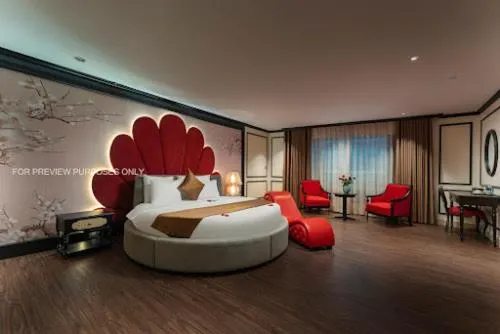 Bed in HALO HANOI HOTEL