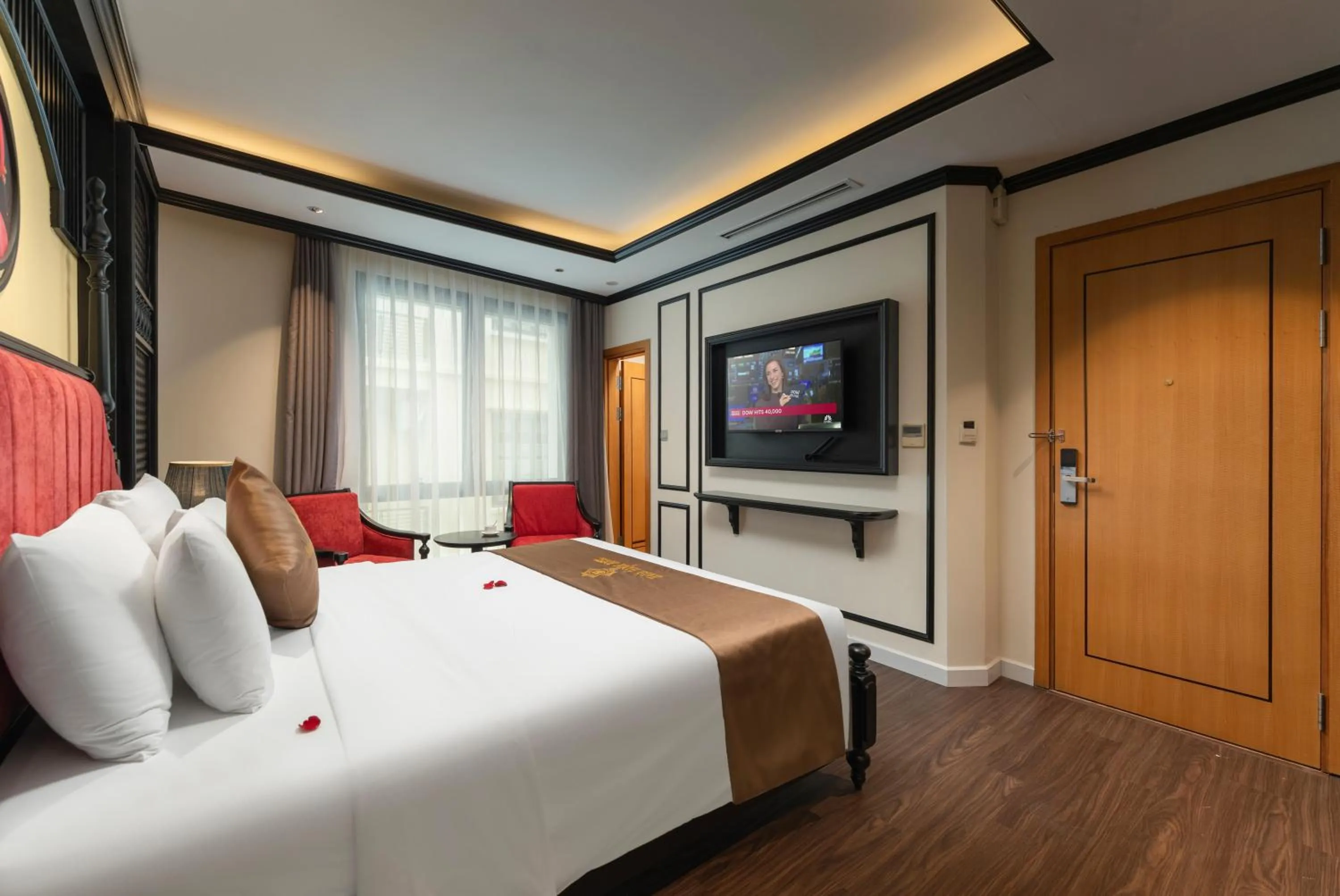 Bed in HALO HANOI HOTEL