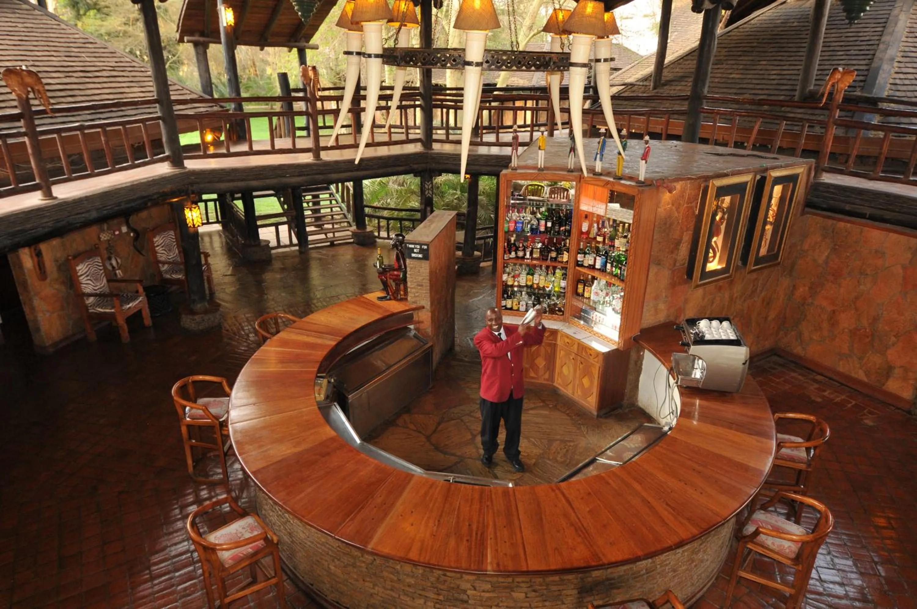 Lounge or bar in Ol Tukai Lodge Amboseli