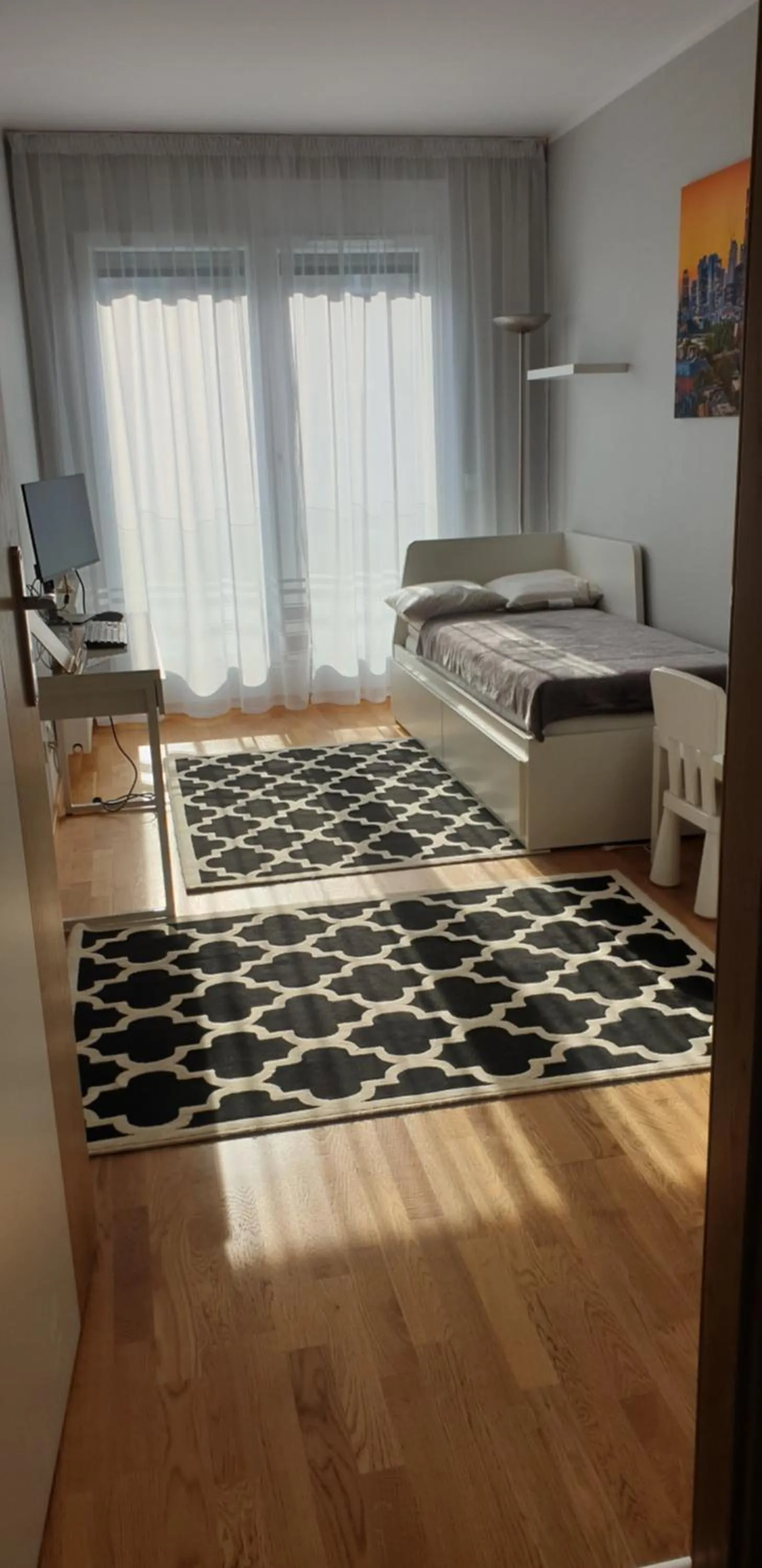 Bed in River Deluxe Atal Towers Apartment
