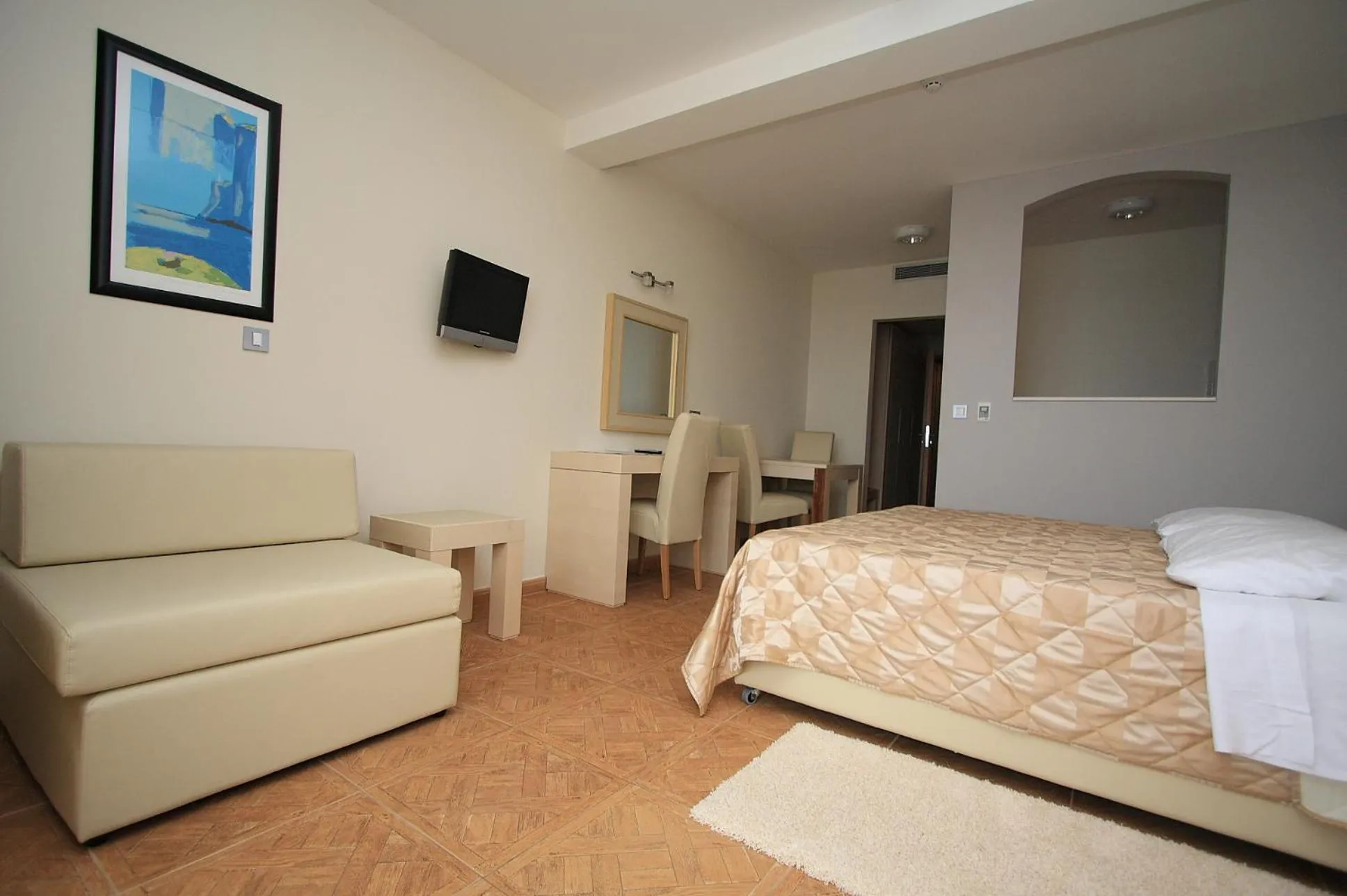 Bedroom, Bed in Aparthotel Natalia Podgora