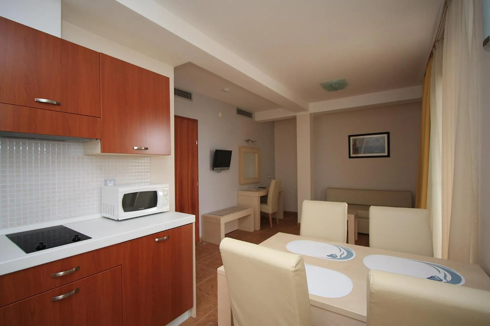 Kitchen or kitchenette in Aparthotel Natalia Podgora