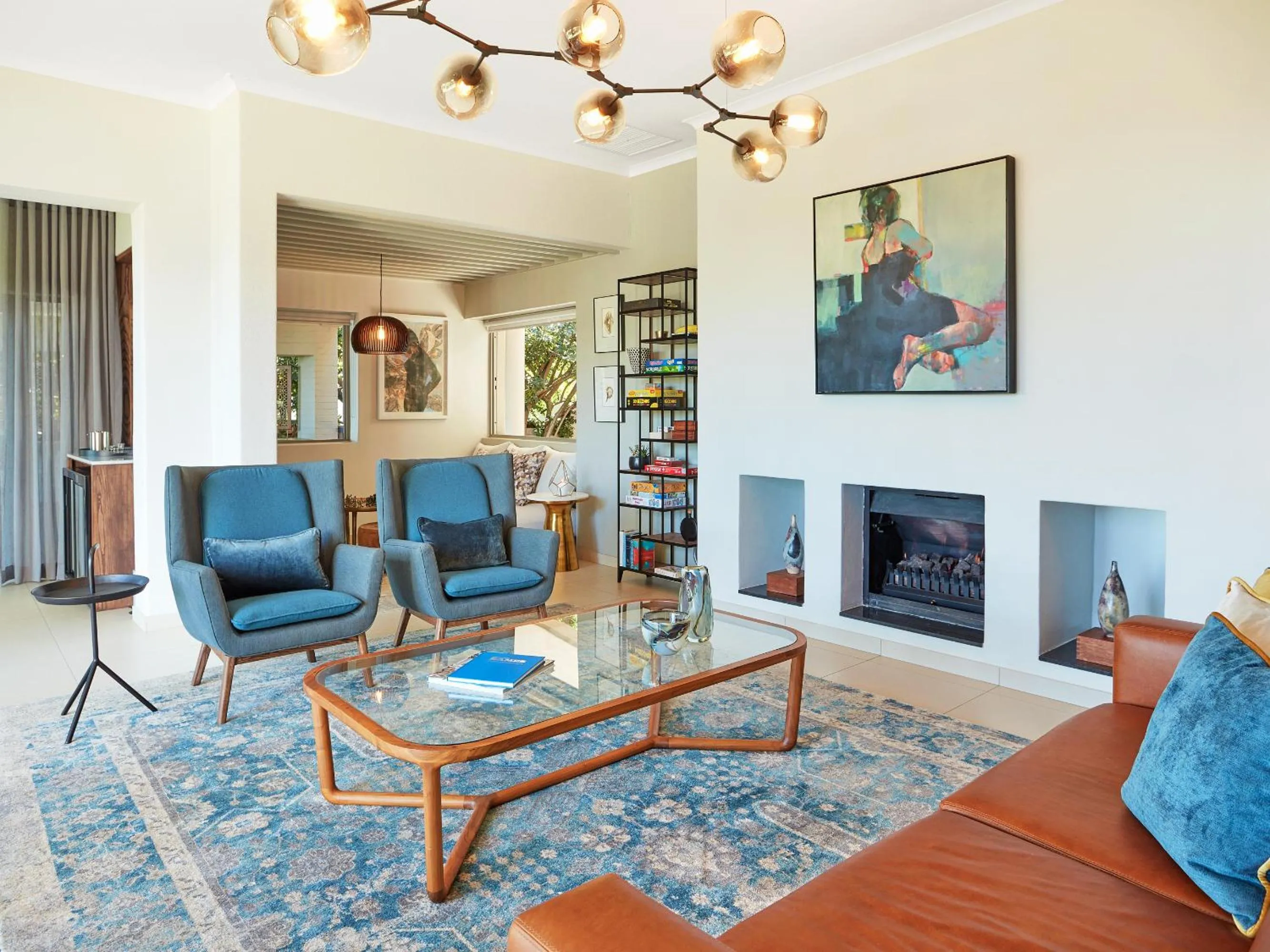 Living room in The Cliffside Boutique Getaway