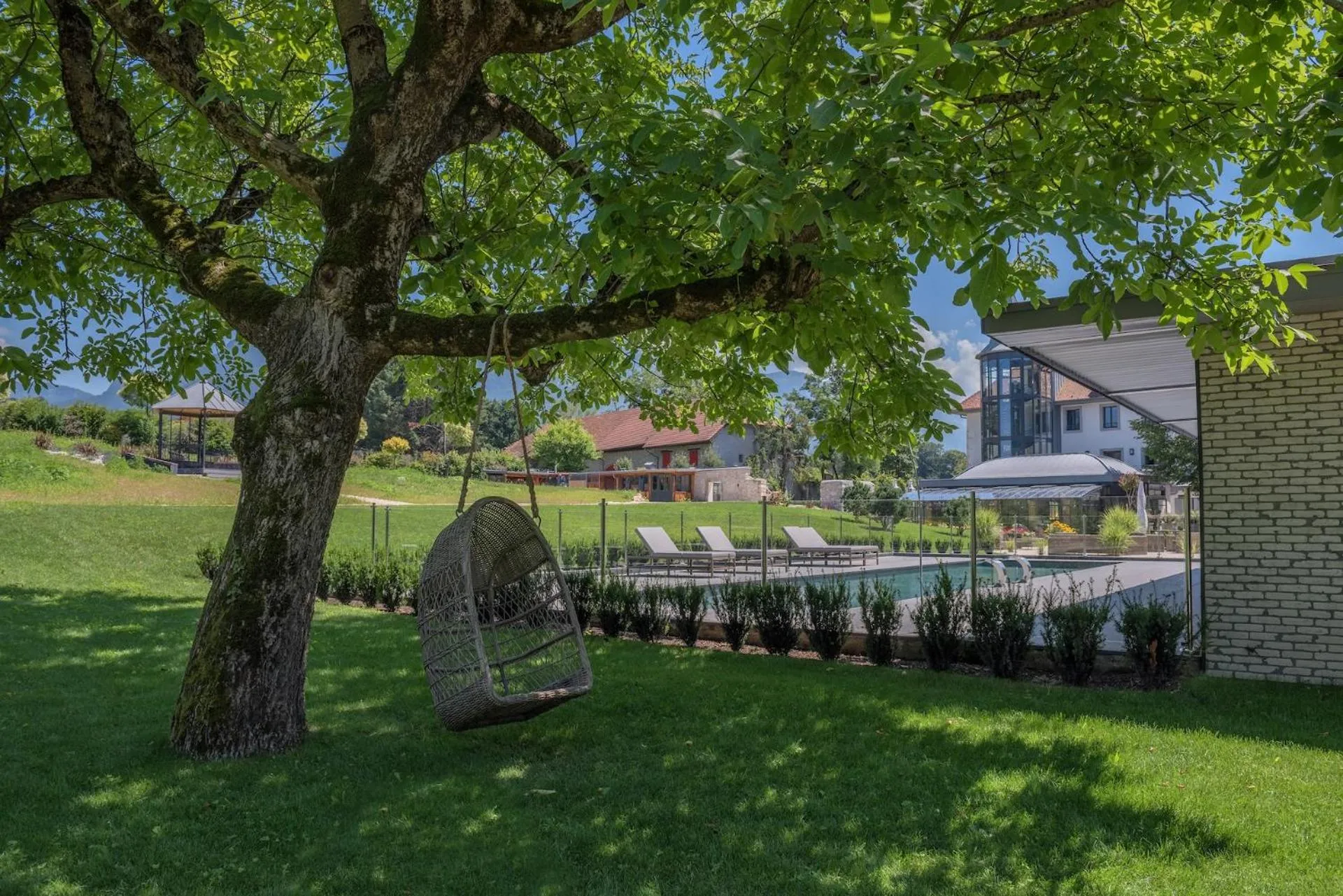 Garden in Château Brachet