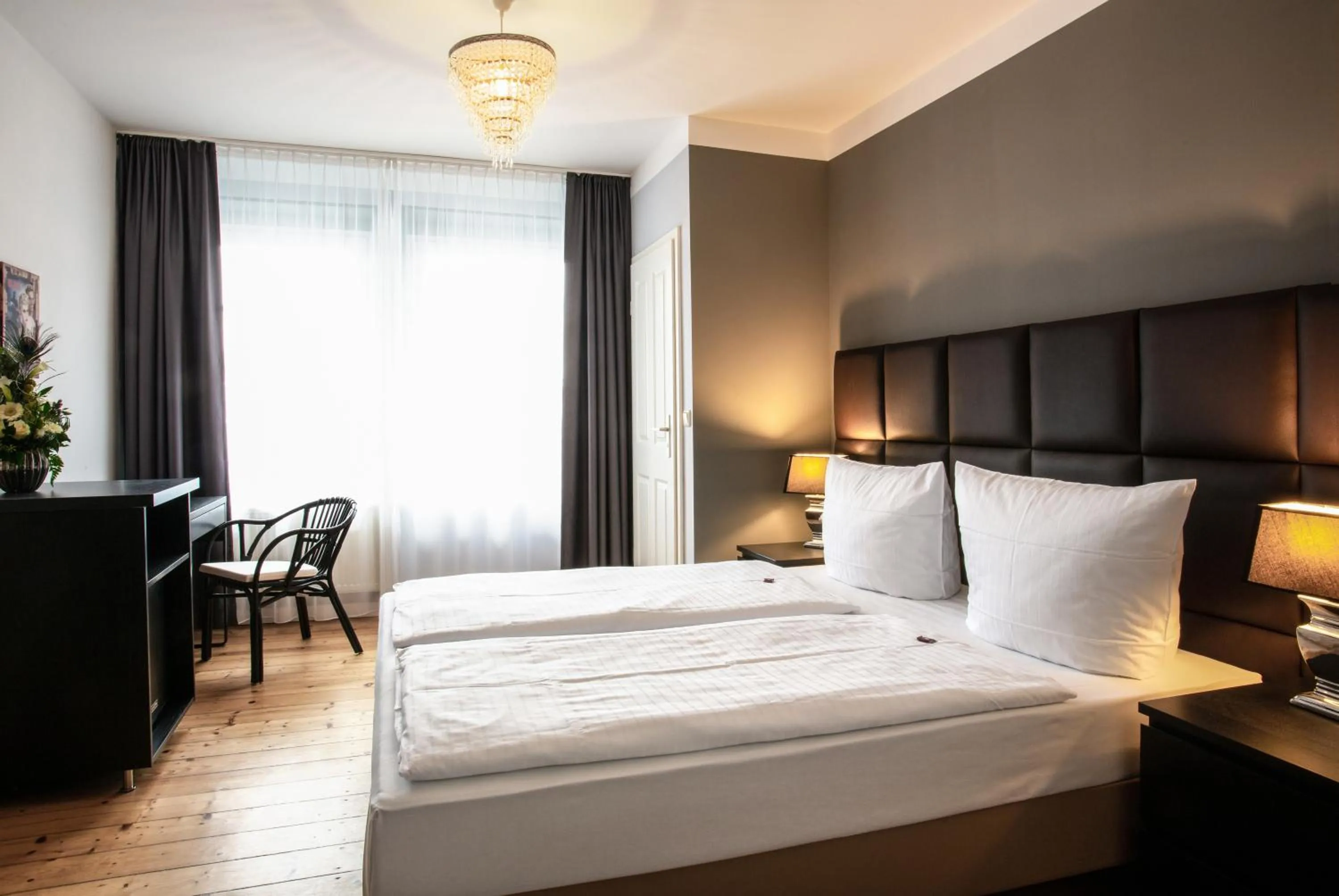 Bed in Hotel Royal Jülich