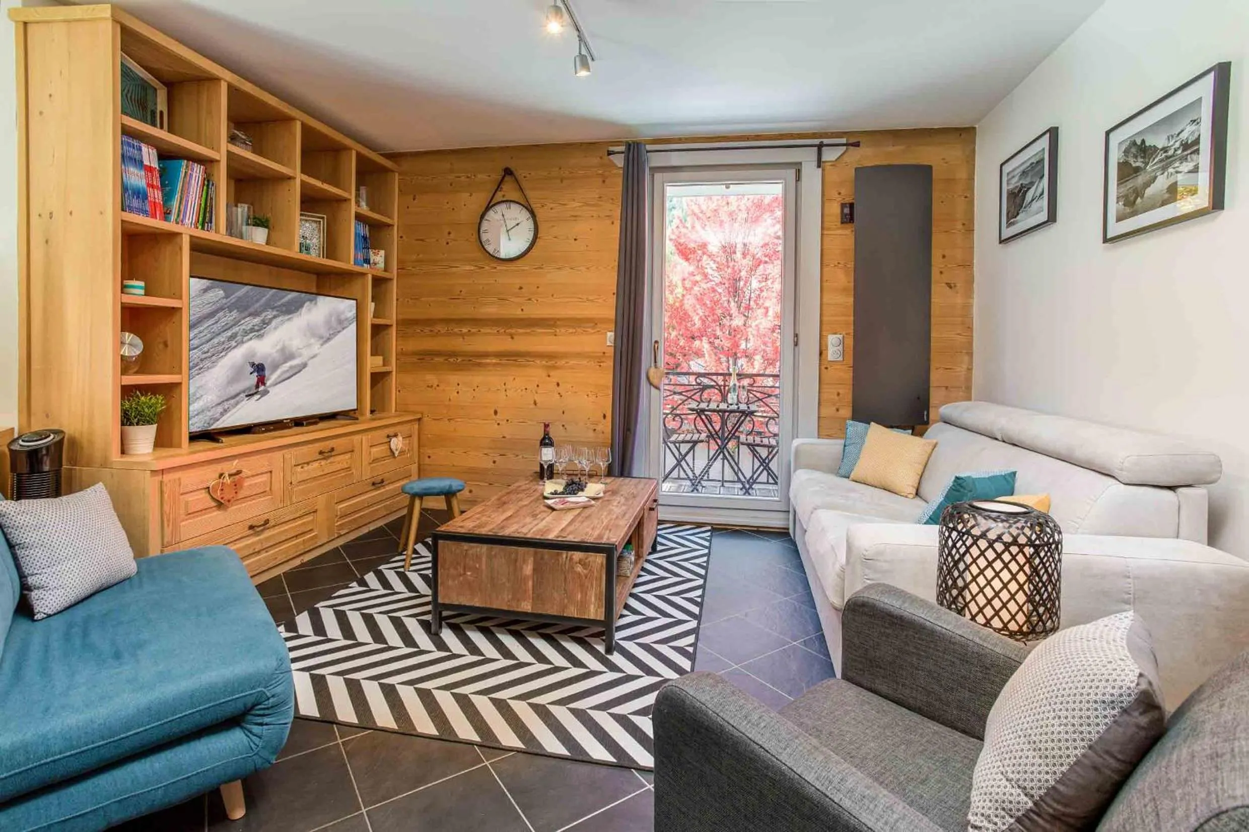 Living room in Le Paradis 25 Apartment - Chamonix All Year