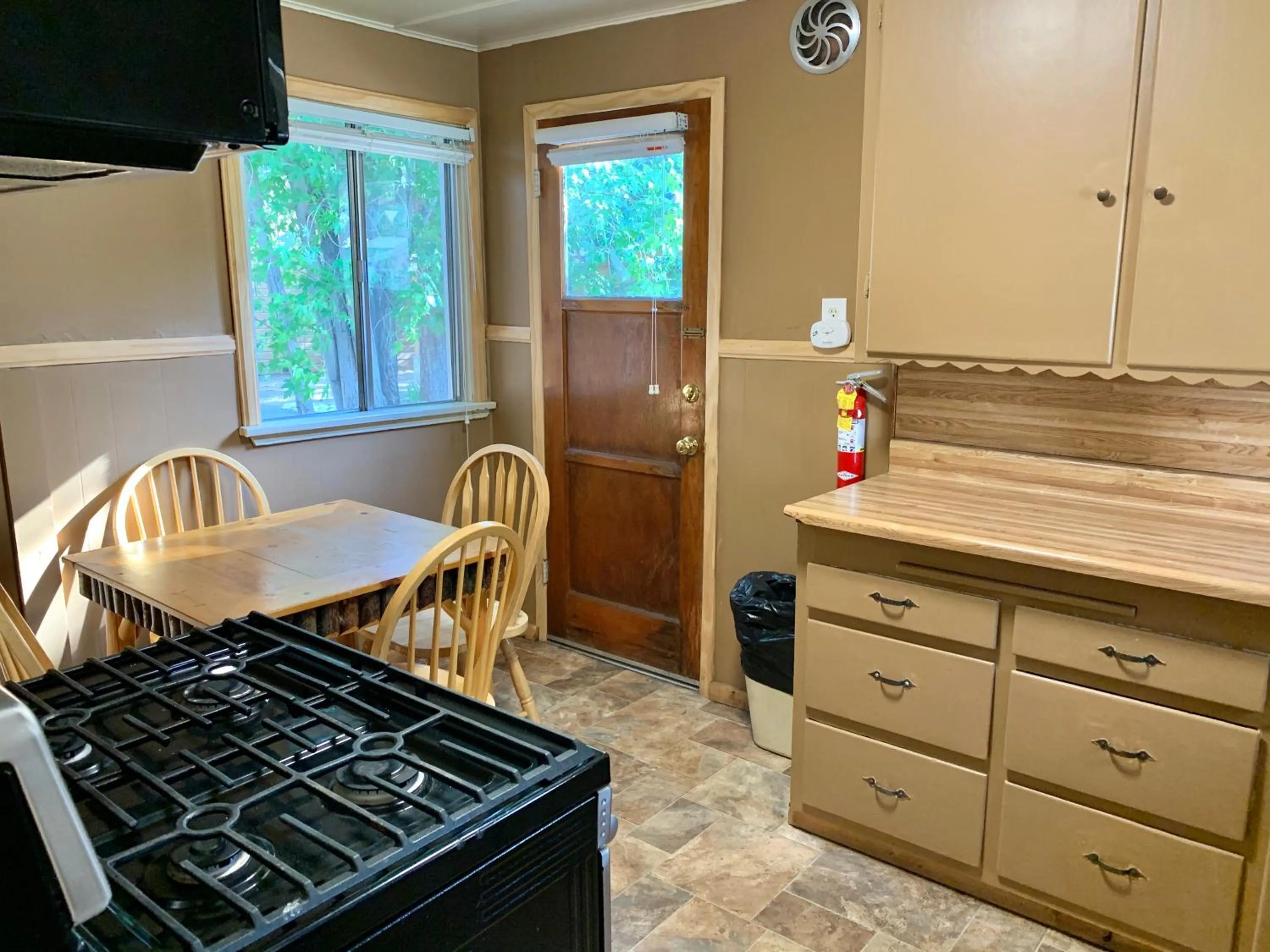 Kitchen or kitchenette in Grey Squirrel Resort