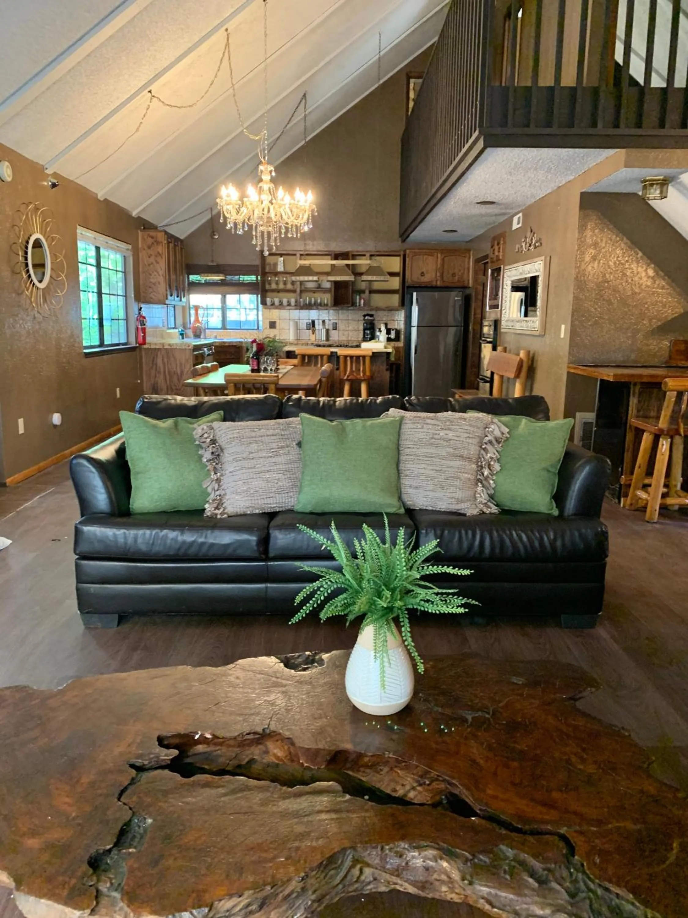 Living room in Grey Squirrel Resort