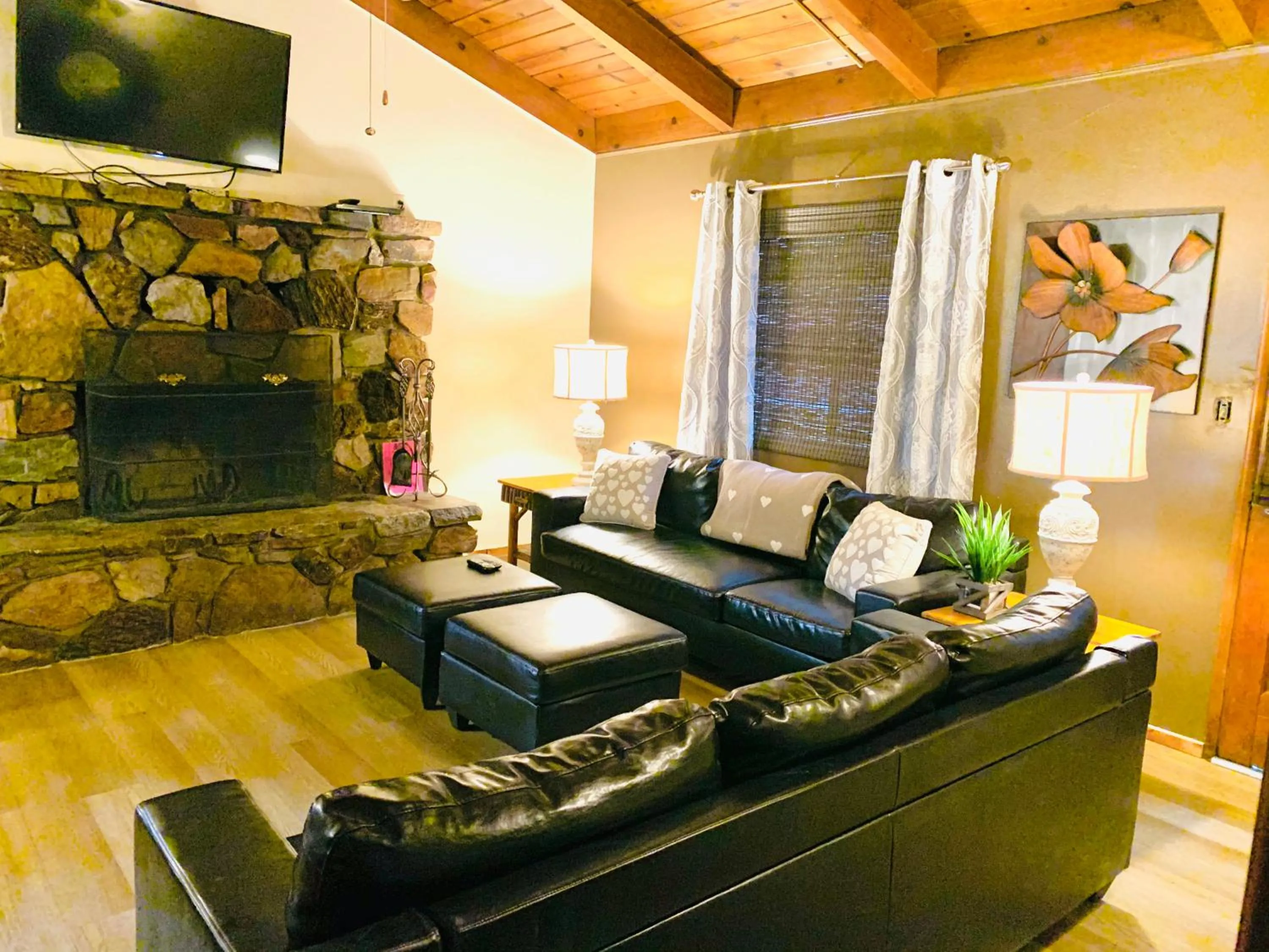 Living room in Grey Squirrel Resort