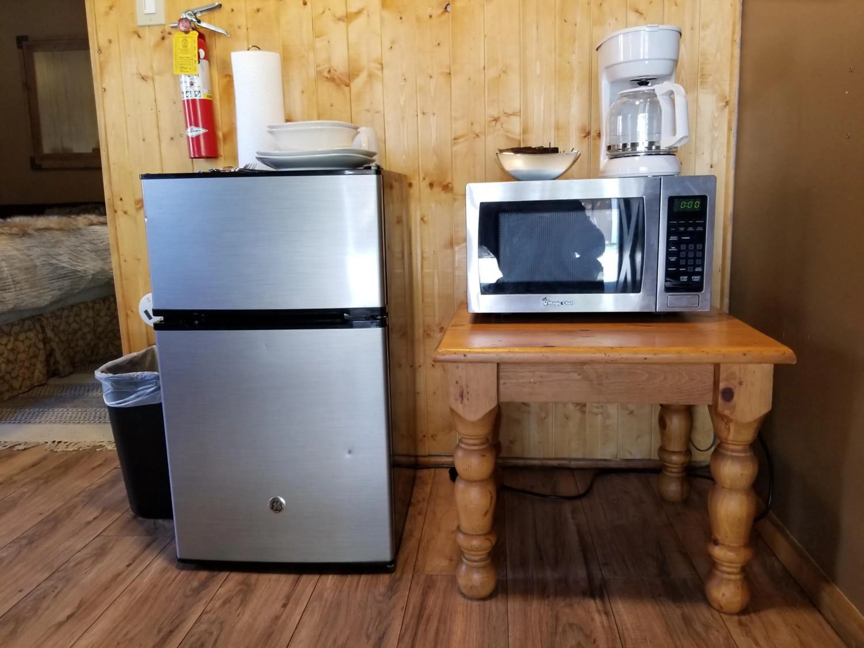 Coffee/tea facilities in Grey Squirrel Resort