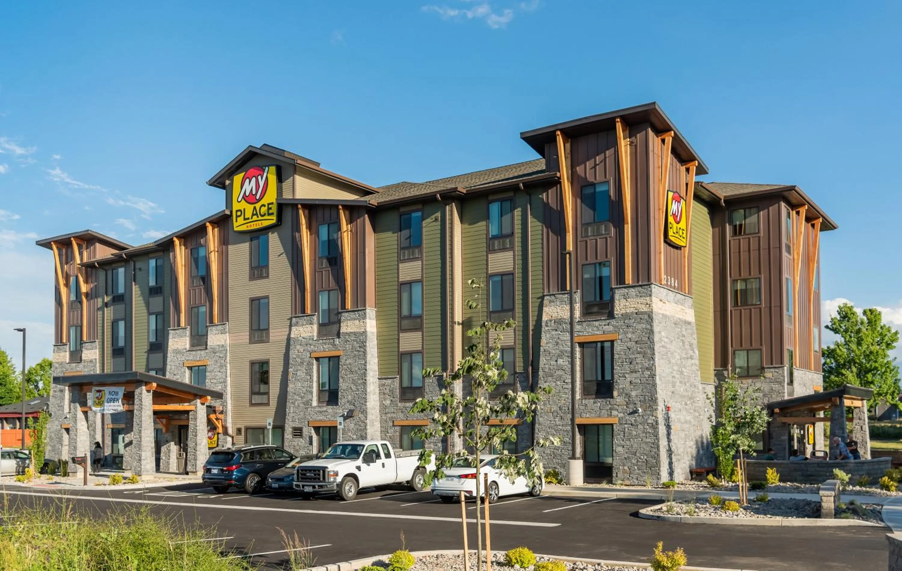 Property building in My Place Hotel-Portland East, OR