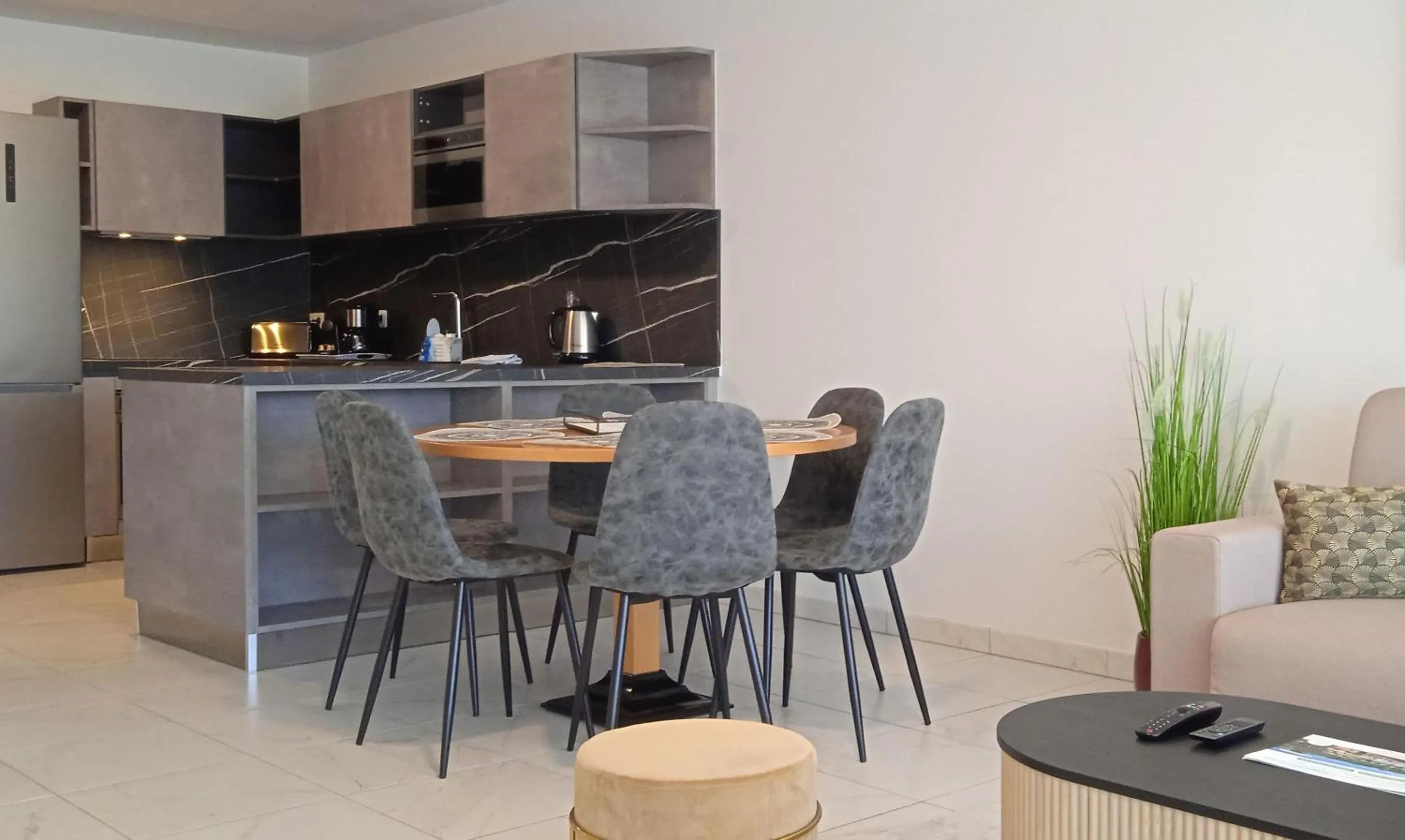 Kitchen or kitchenette in Résidence Pierre & Vacances Premium Horizon Golf