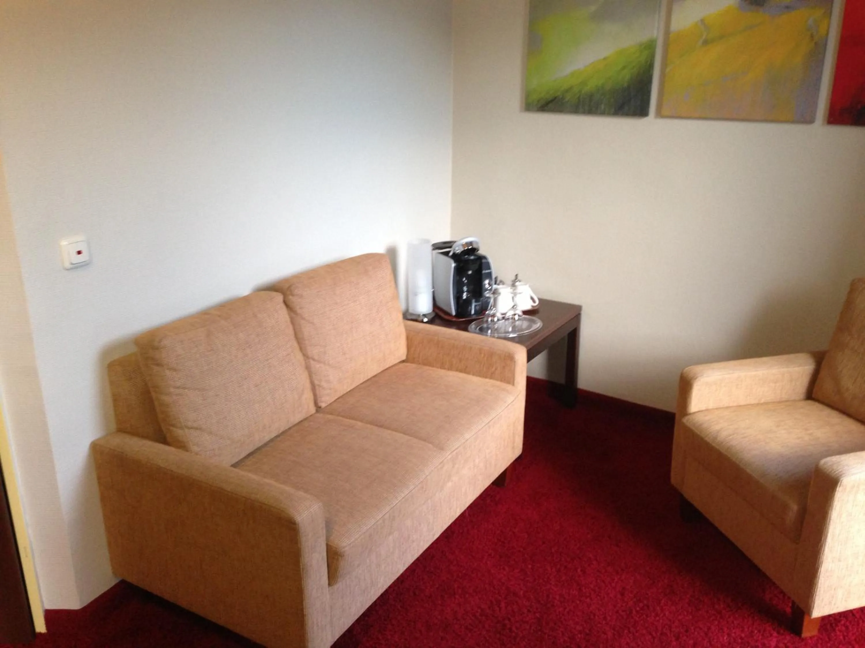 Seating area in Rheinhotel Lamm