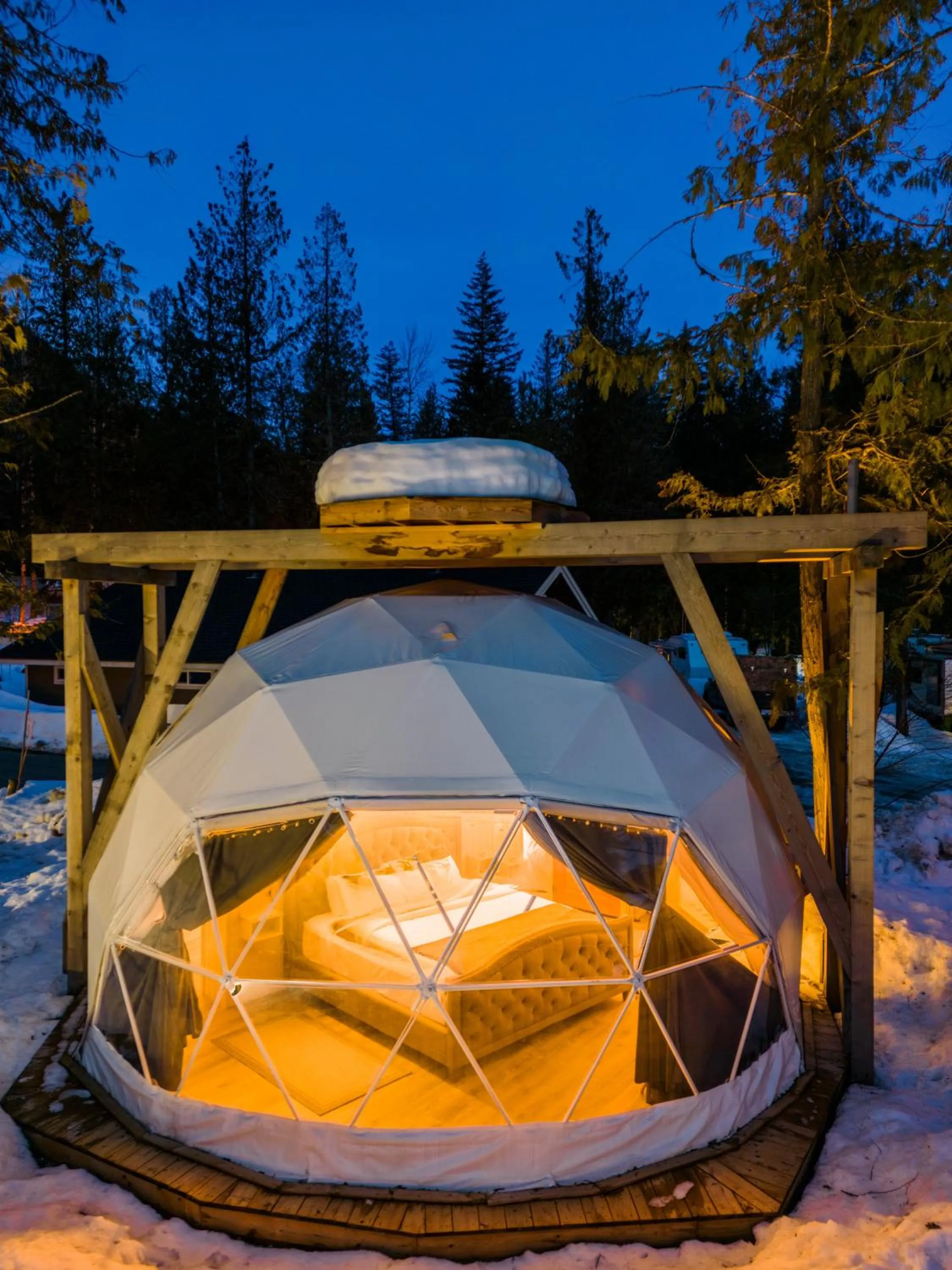 Night in Boulder Mountain Resort