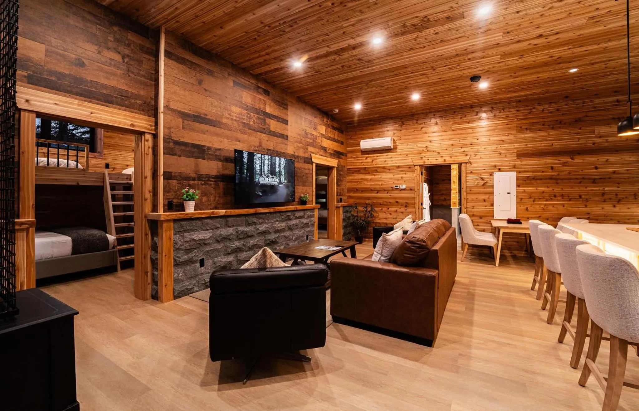 Living room in Boulder Mountain Resort