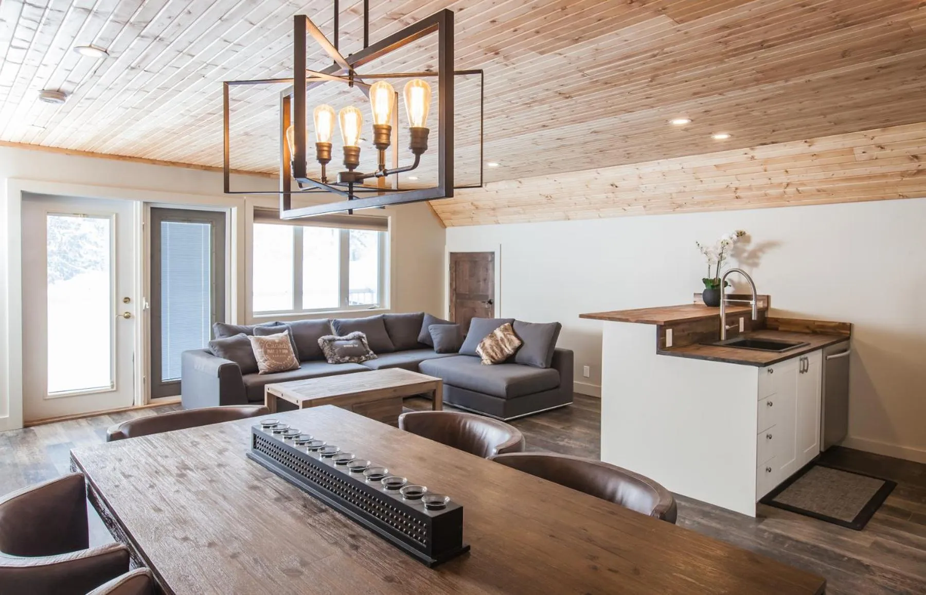 Seating area in Boulder Mountain Resort