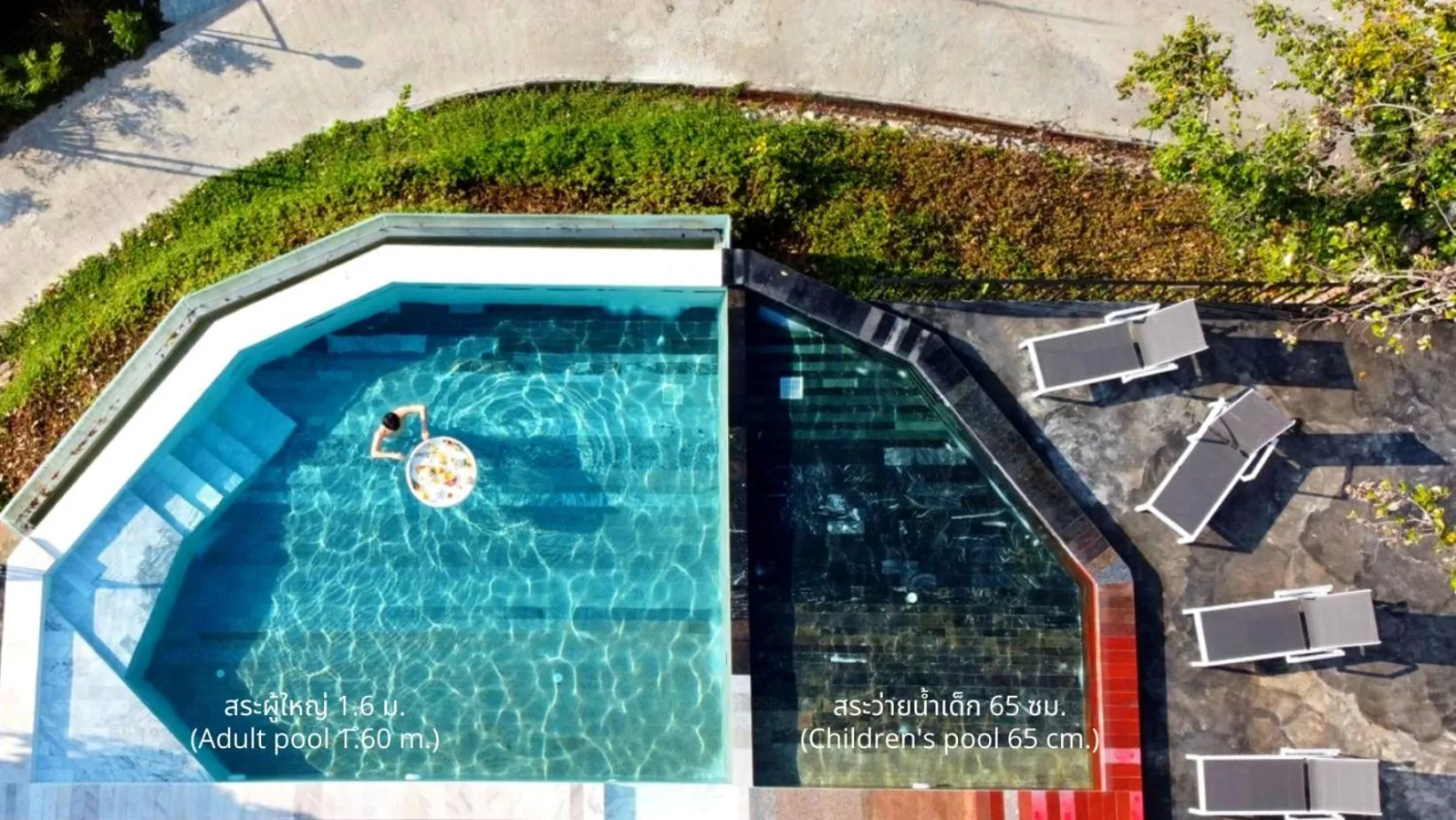 Swimming pool in Caligo Resort