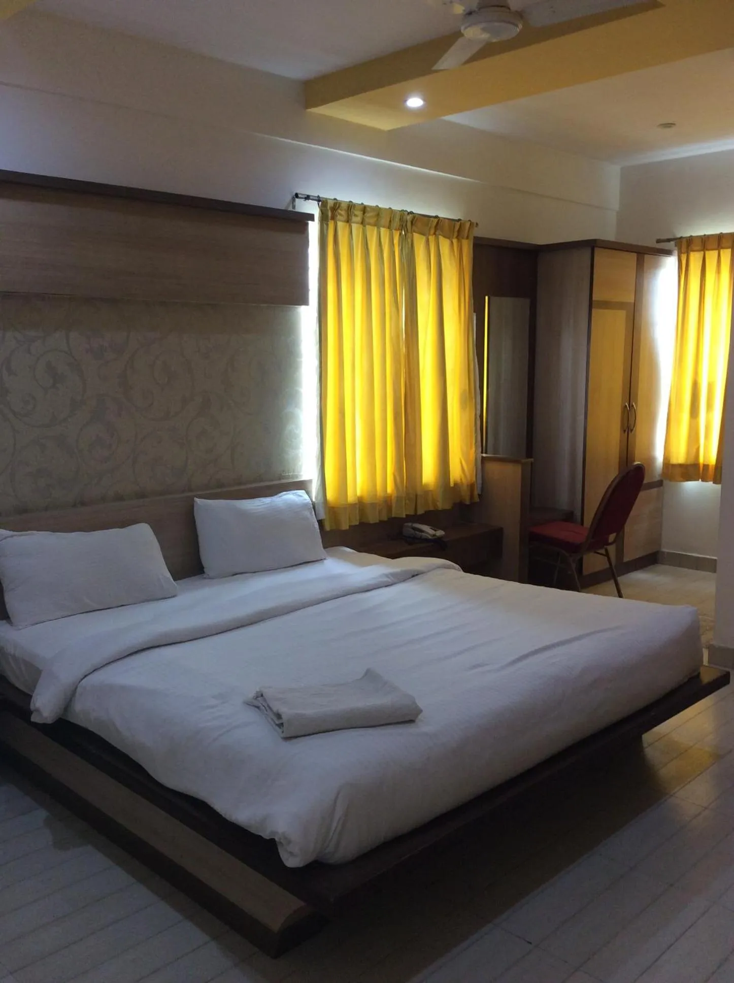 Photo of the whole room, Bed in HOTEL SRI VAARI RESIDENCY