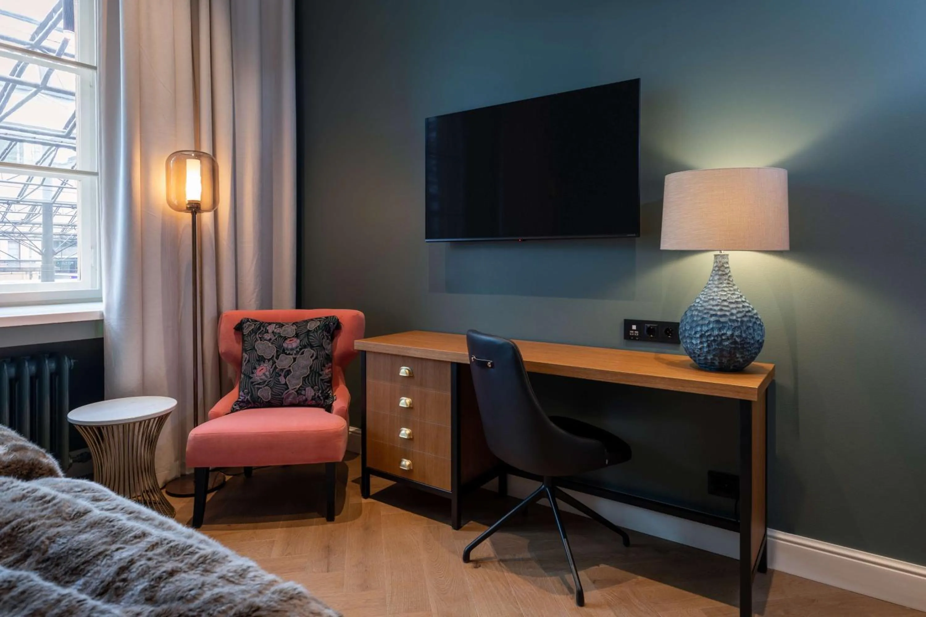 Bedroom in Scandic Grand Central Helsinki