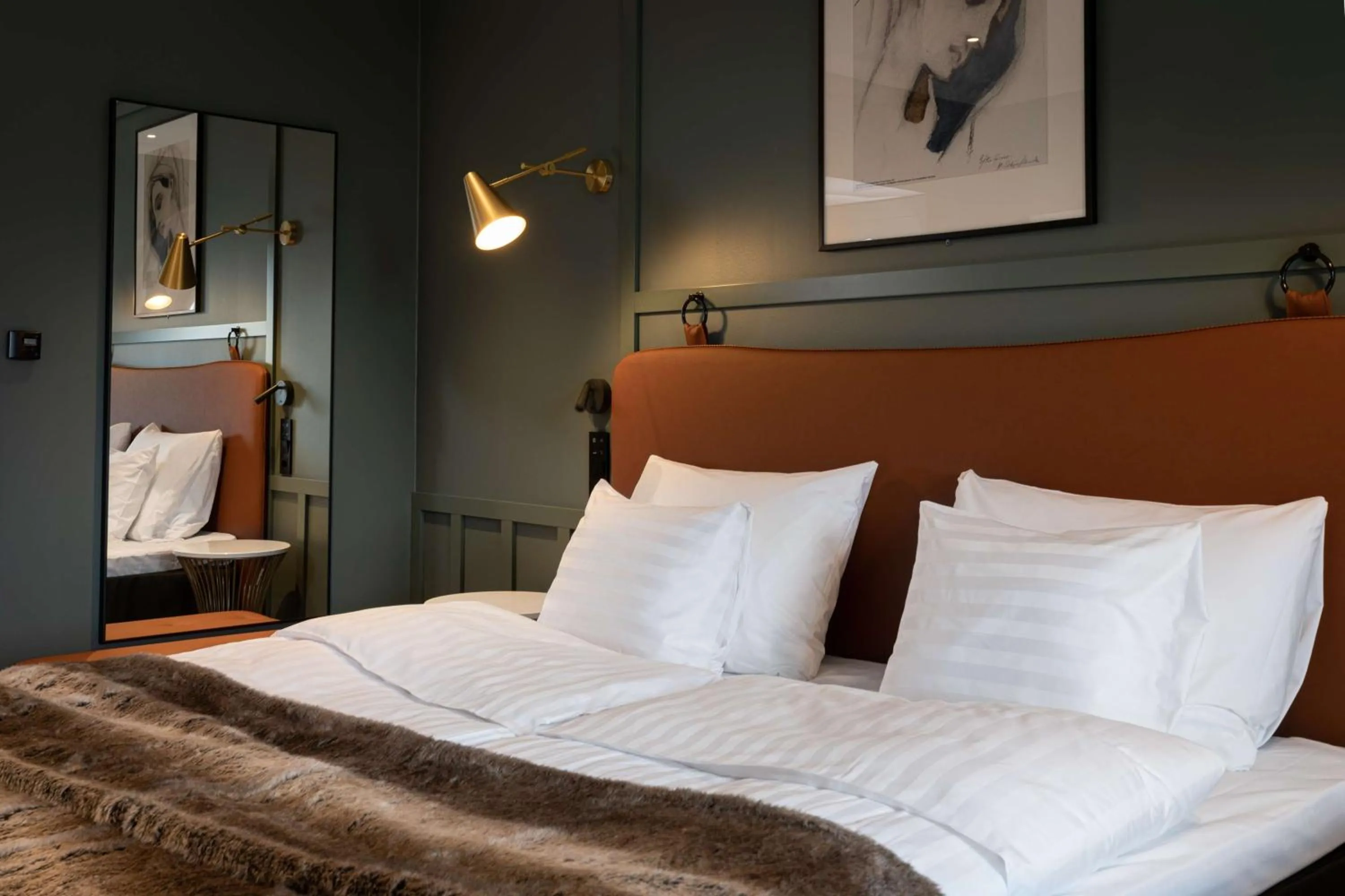 Bedroom, Bed in Scandic Grand Central Helsinki