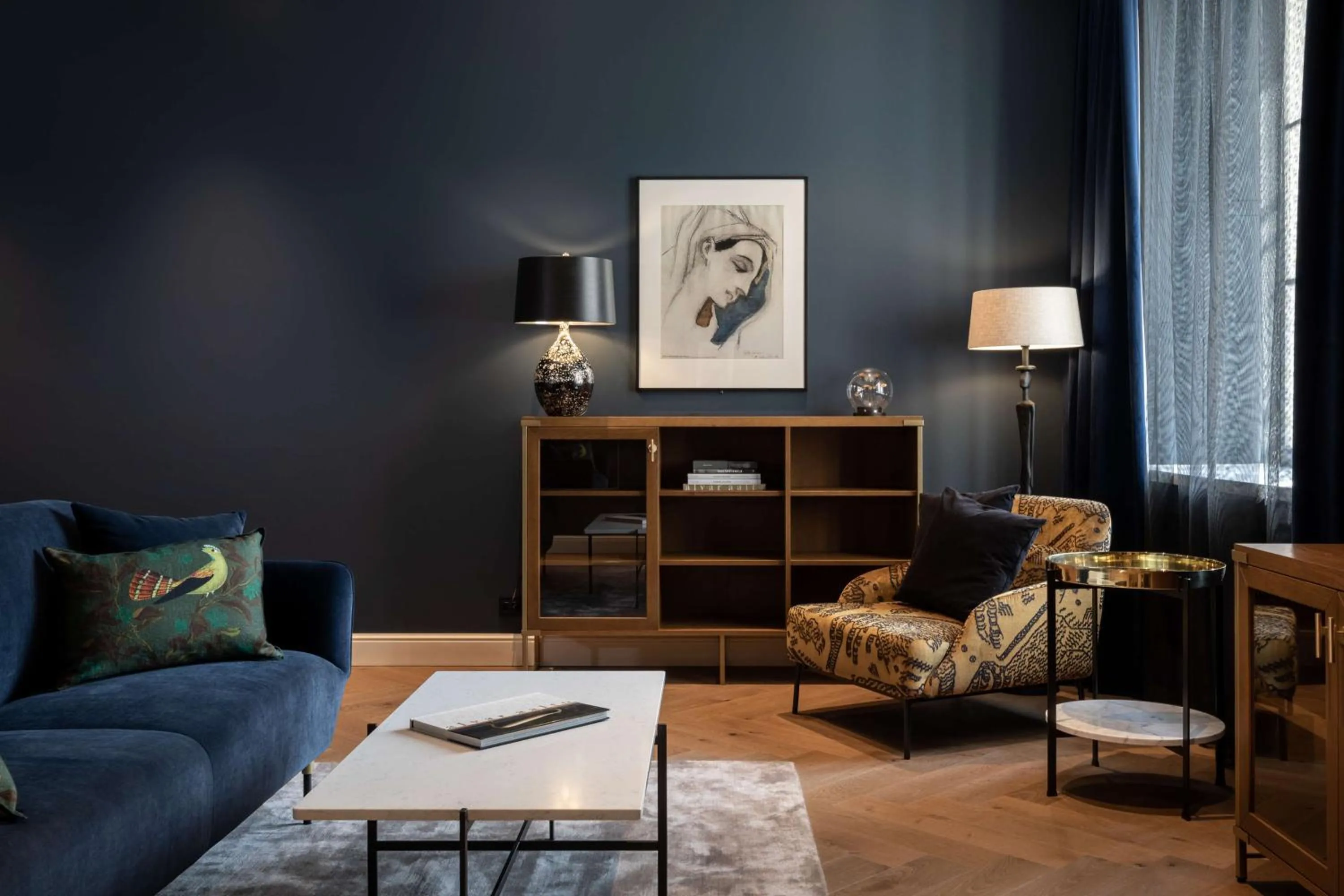 Bedroom in Scandic Grand Central Helsinki