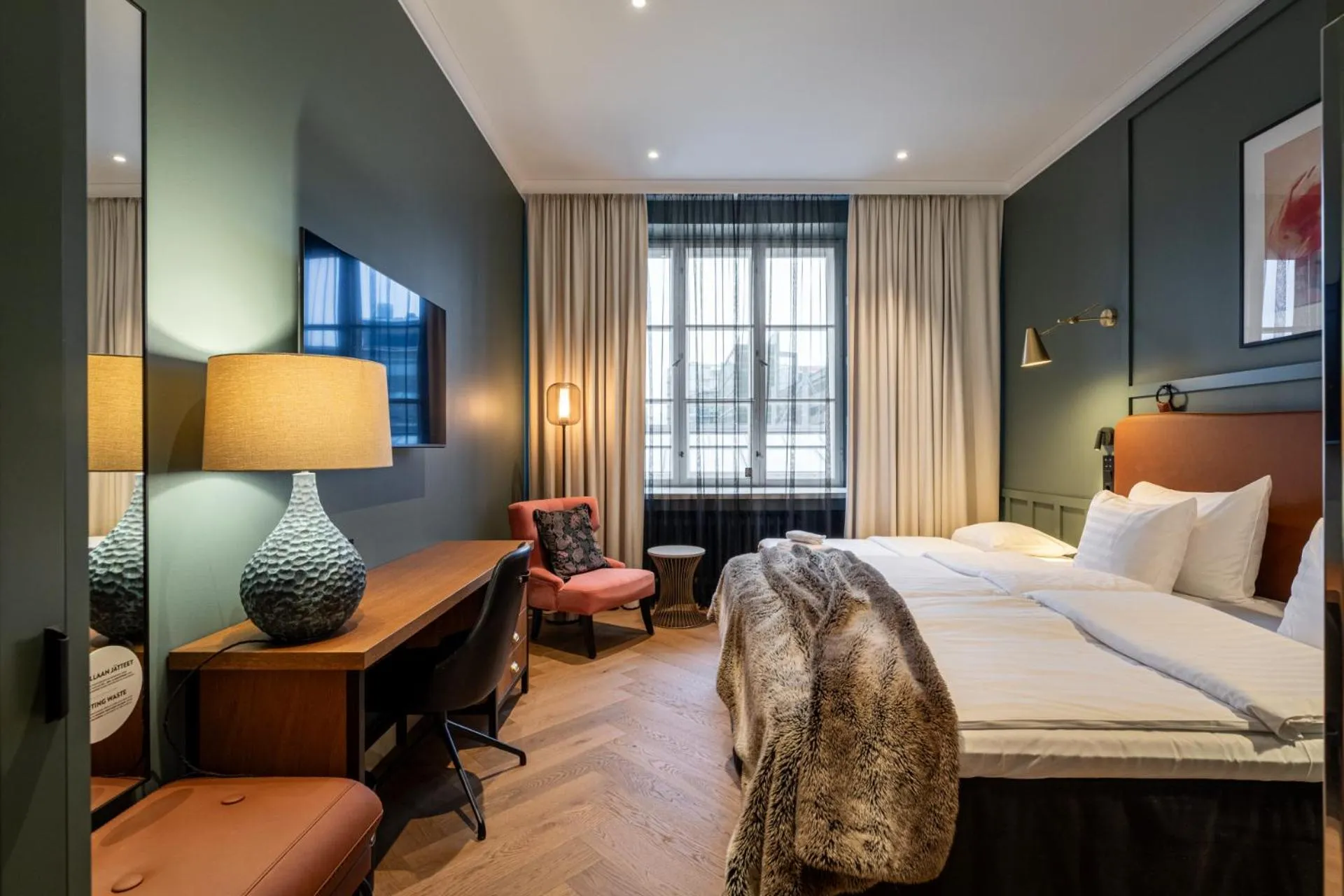 Photo of the whole room, Bed in Scandic Grand Central Helsinki