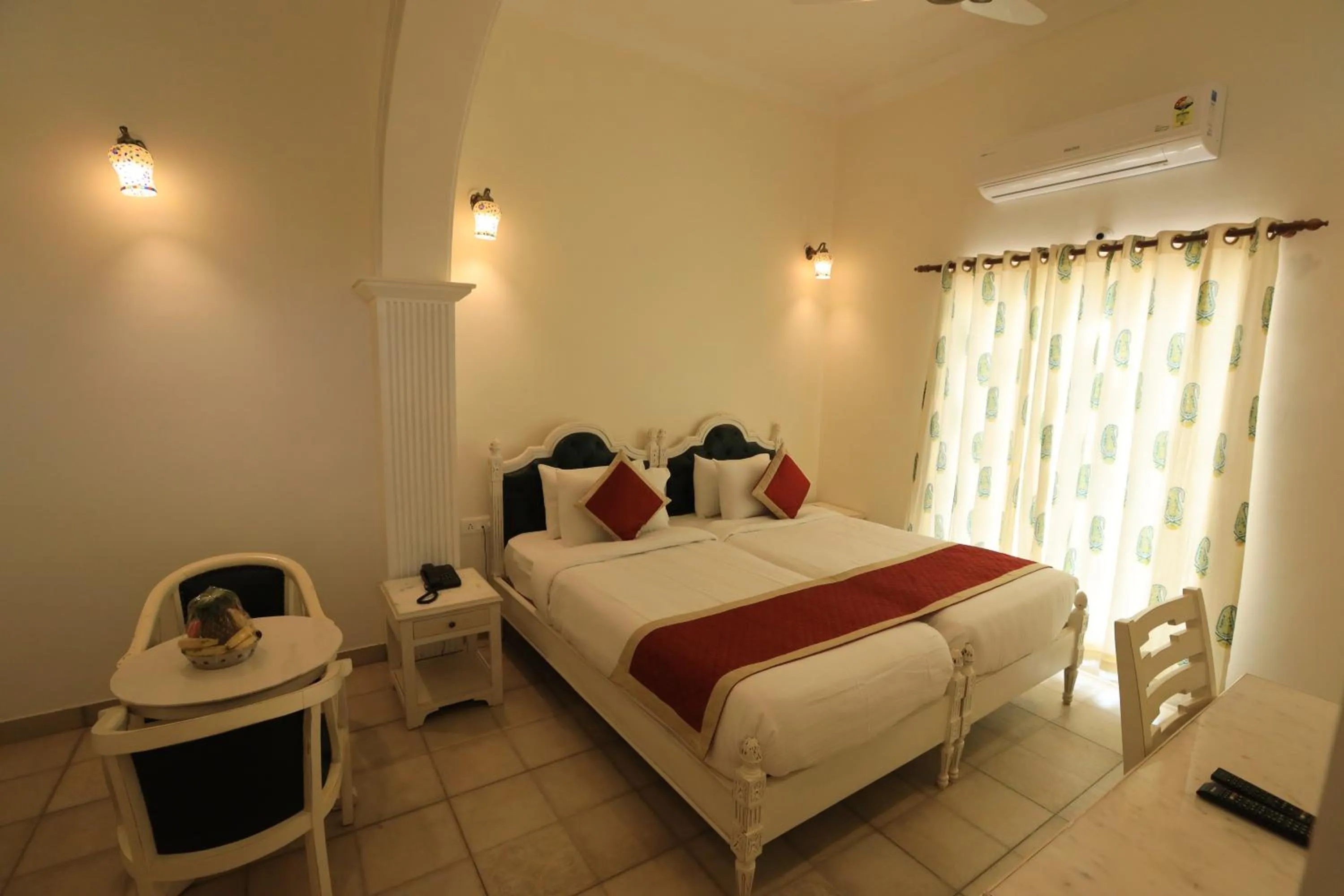 Bedroom, Bed in Rangmahal Pushkar by DIV HOSPITALITY