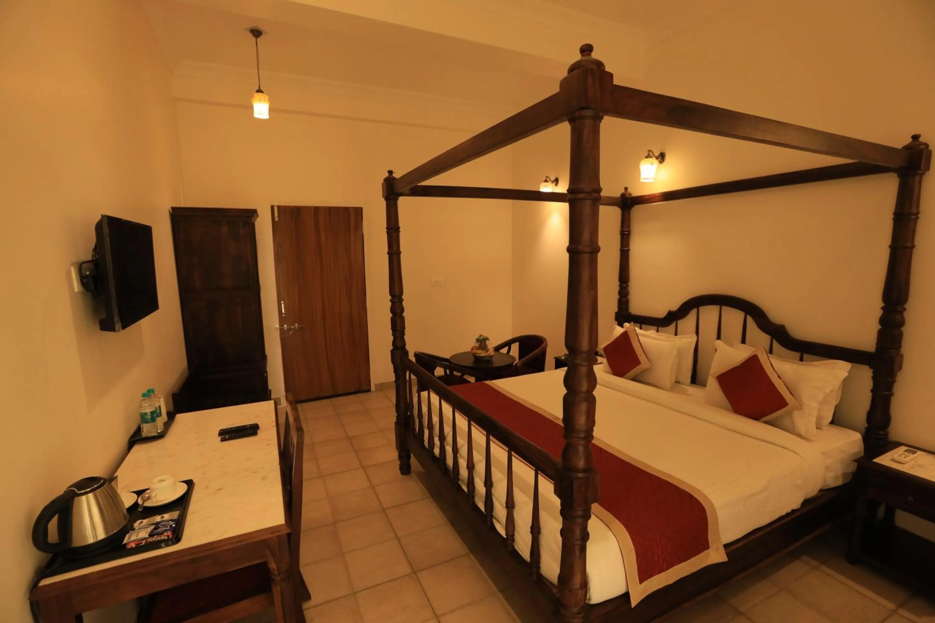 Bedroom, Bed in Rangmahal Pushkar by DIV HOSPITALITY