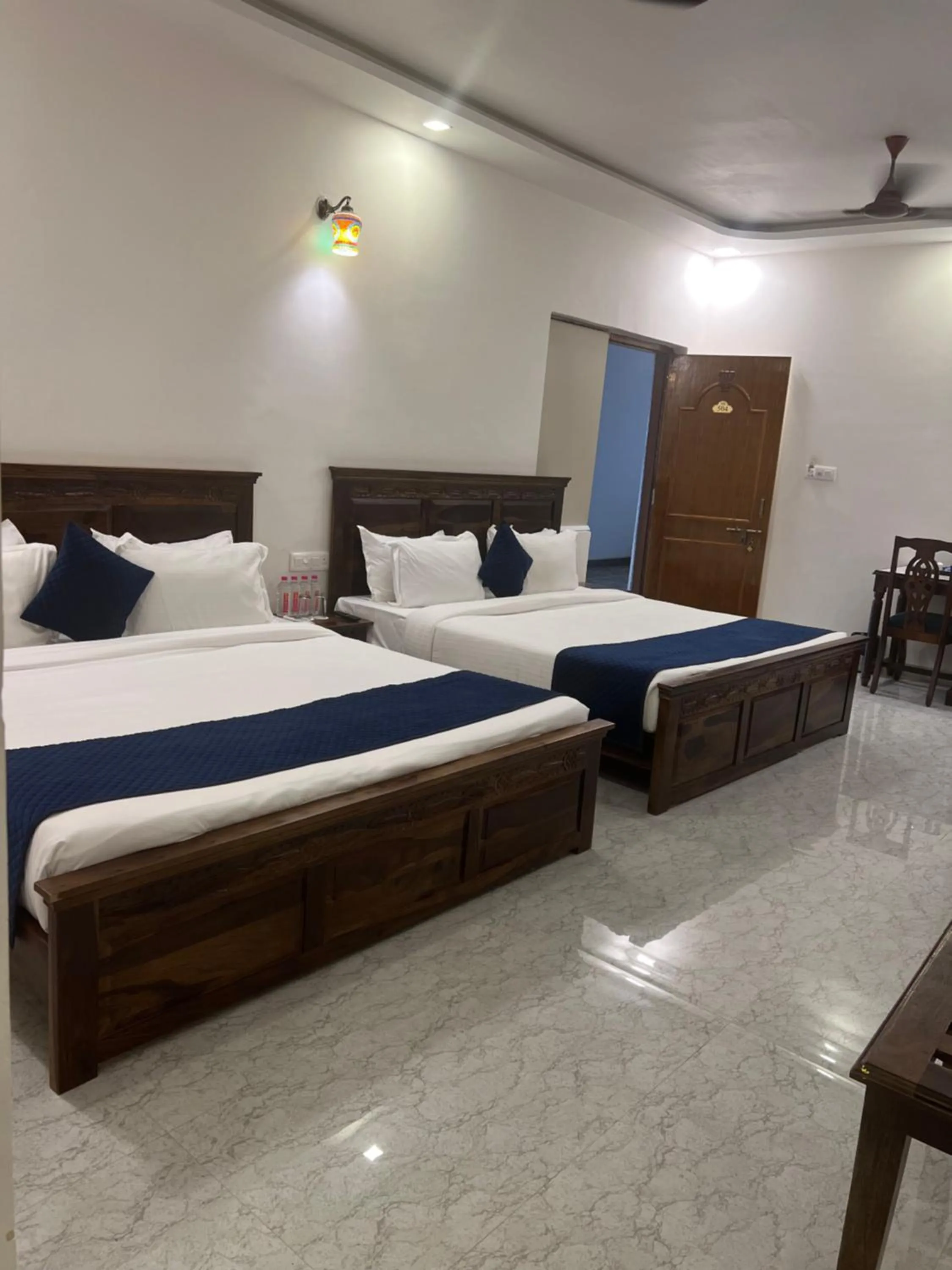 Bedroom, Bed in Rangmahal Pushkar by DIV HOSPITALITY