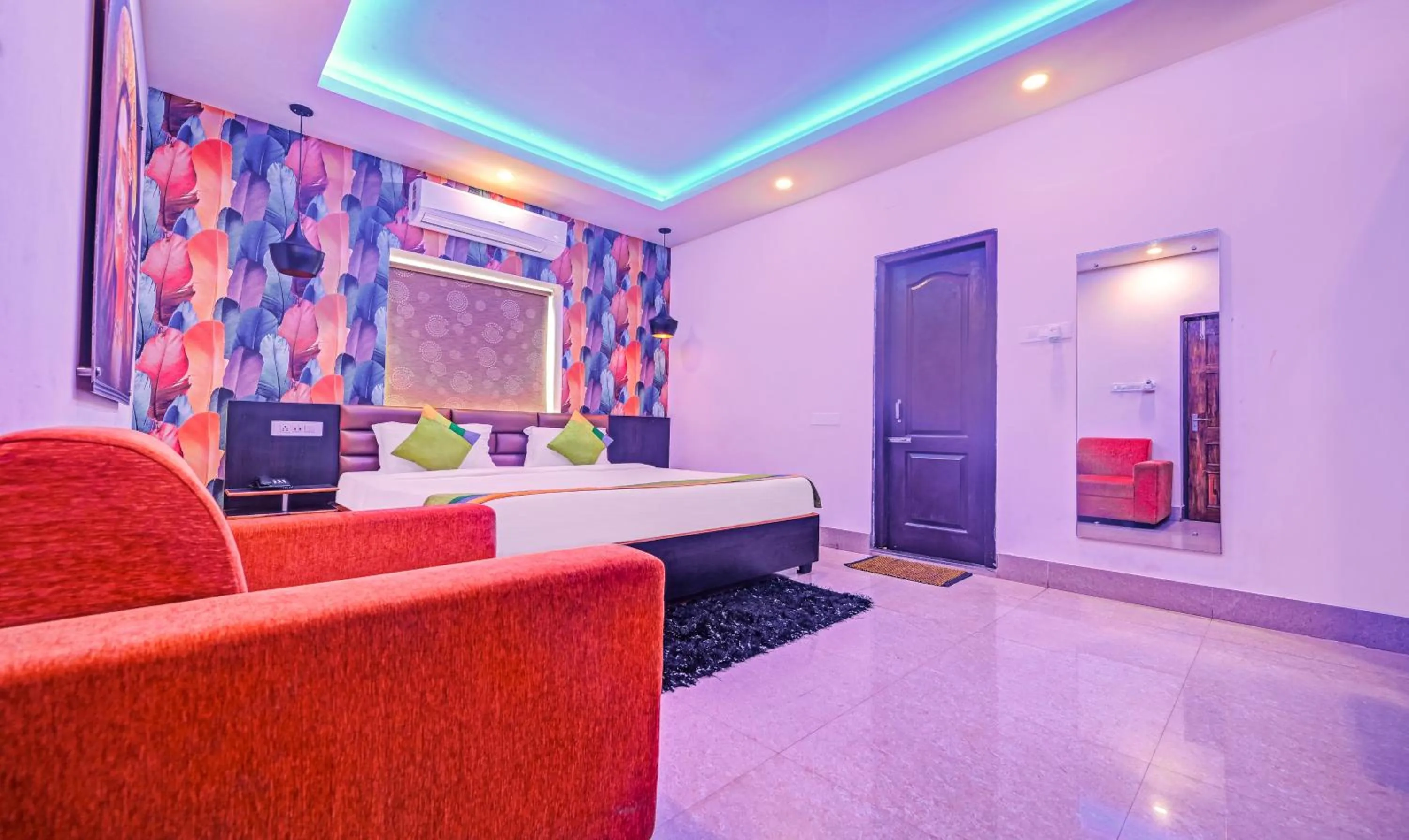 Bedroom, Bed in Treebo The Bollywood