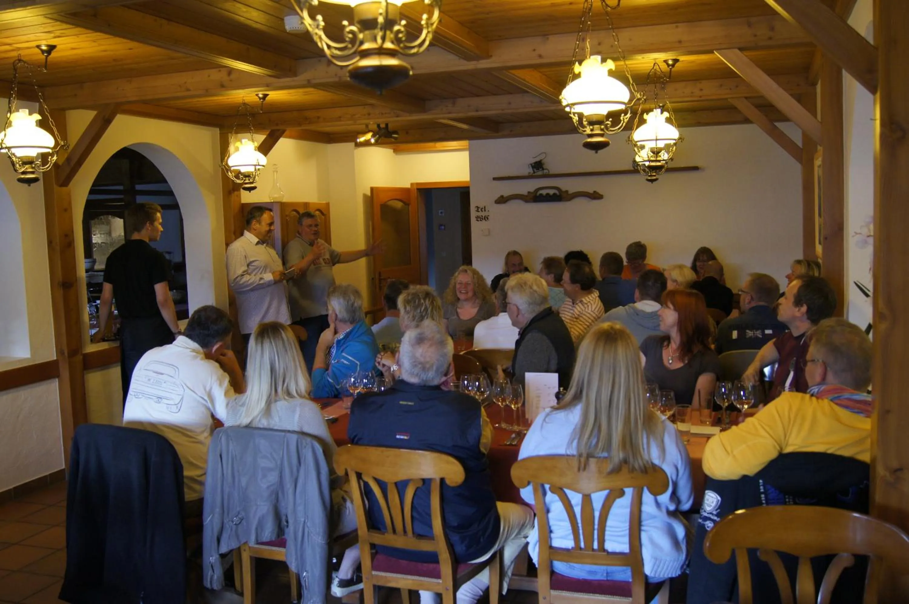 group of guests in Hotel Alpenhof