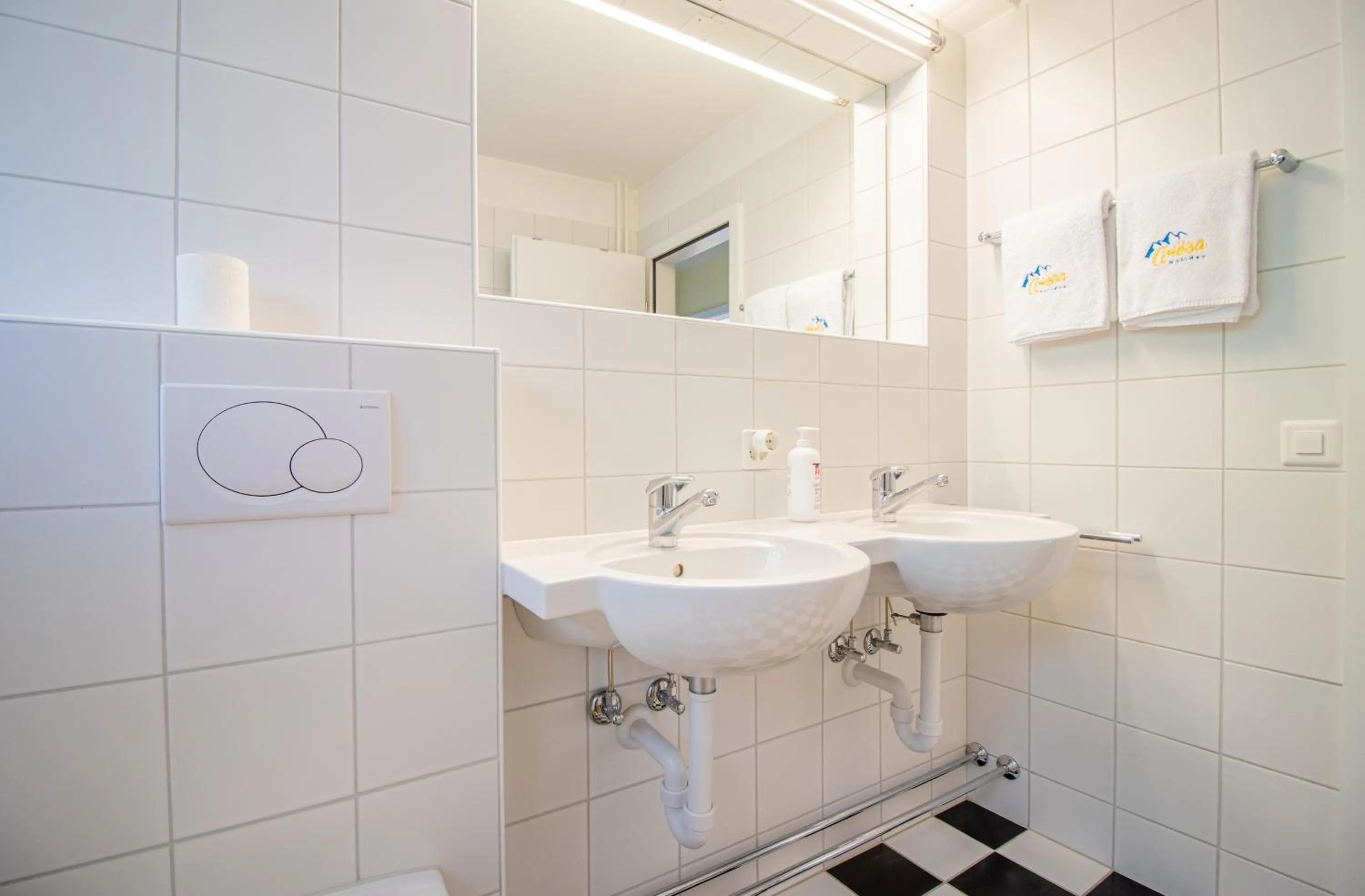 Bathroom in Linda 8 by Arosa Holiday
