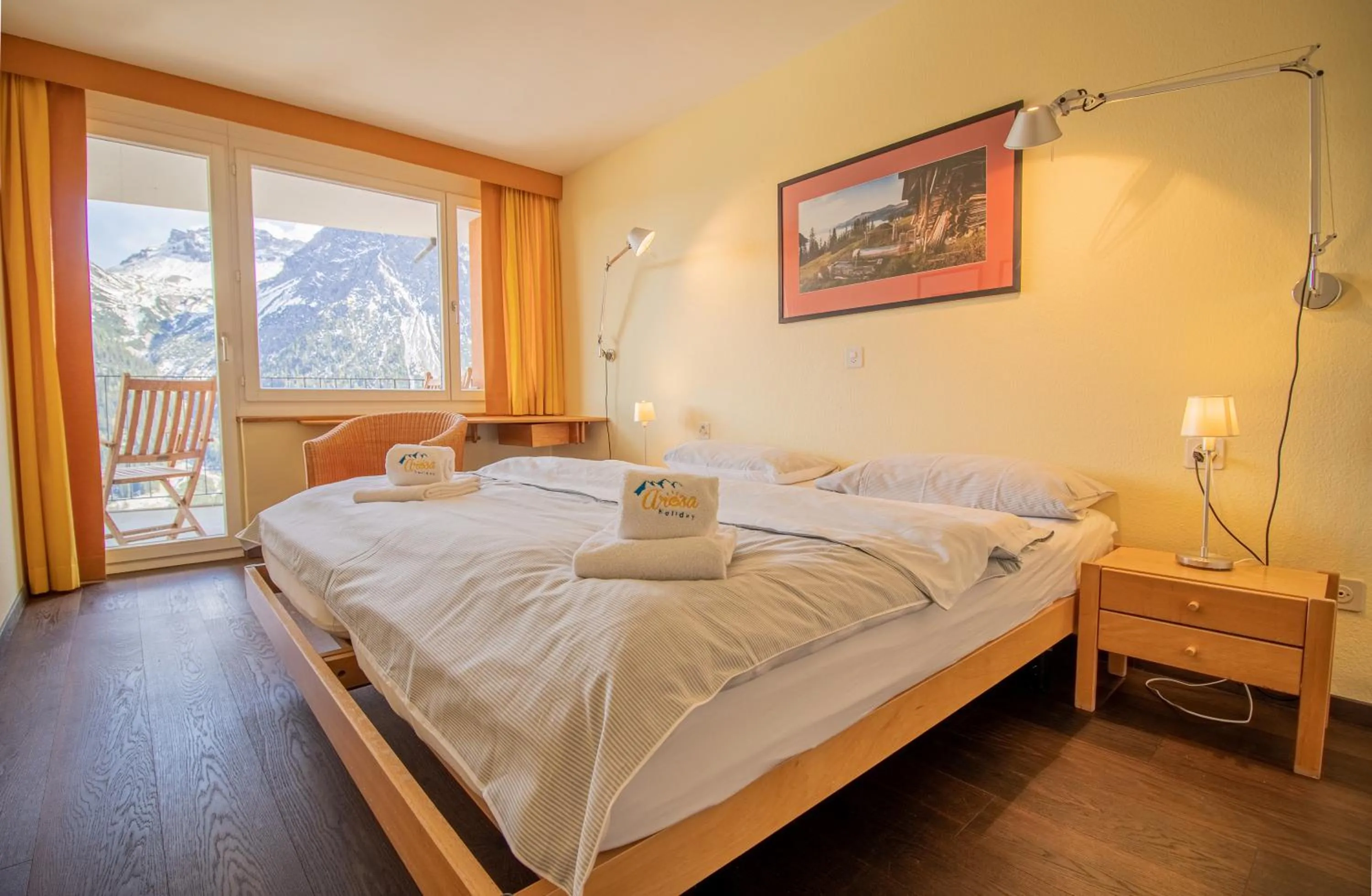 Bedroom, Bed in Linda 8 by Arosa Holiday
