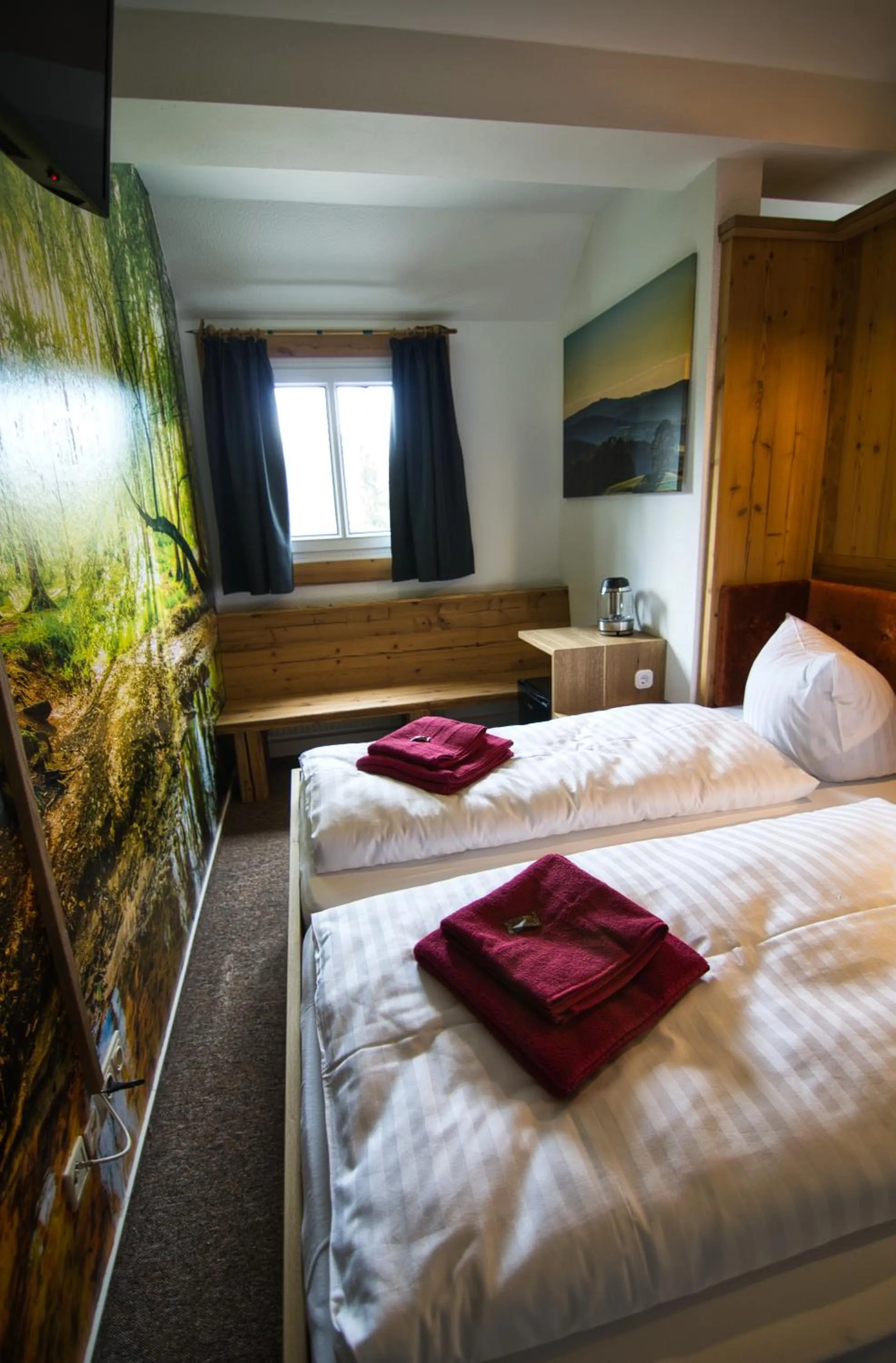 Bed in Berghotel Bärenstein